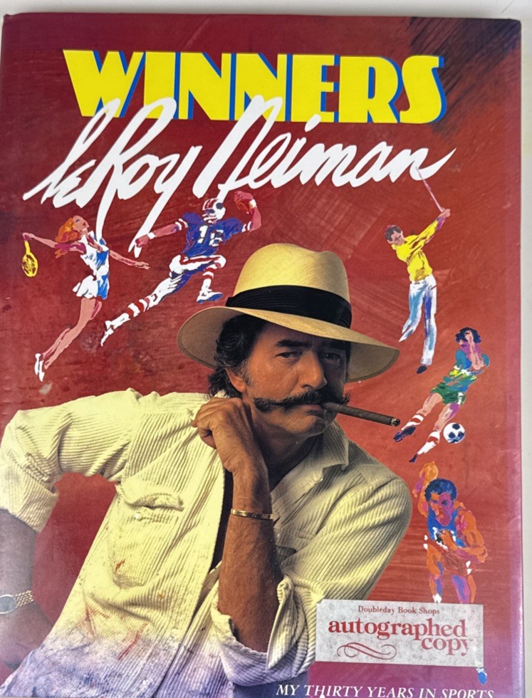 Signed LeRoy Neiman Winners My Thirty Years In Sports 1983 HC 1st Edition