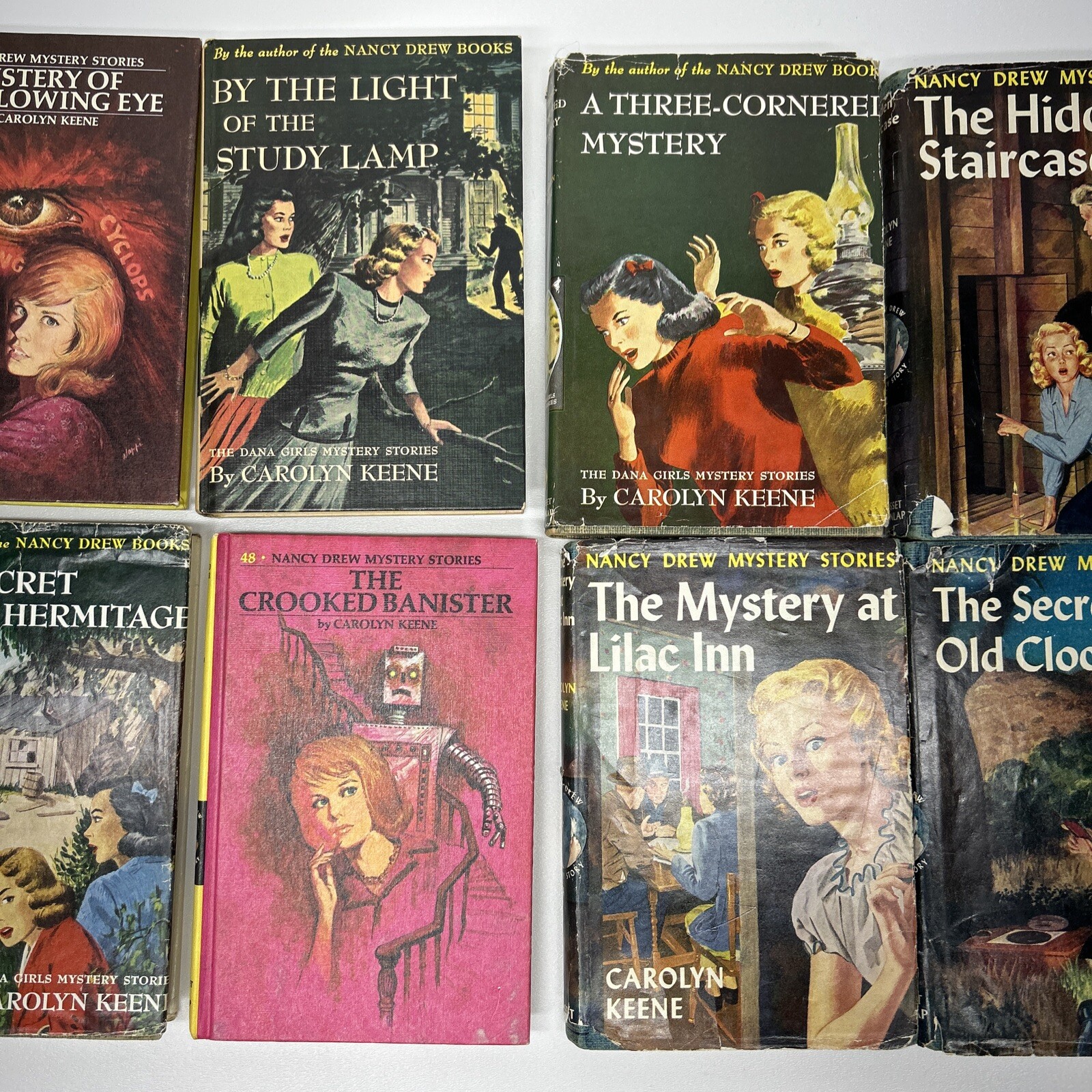 Lot Of 11 Nancy Drew Books Carolyn Keene Hardcover