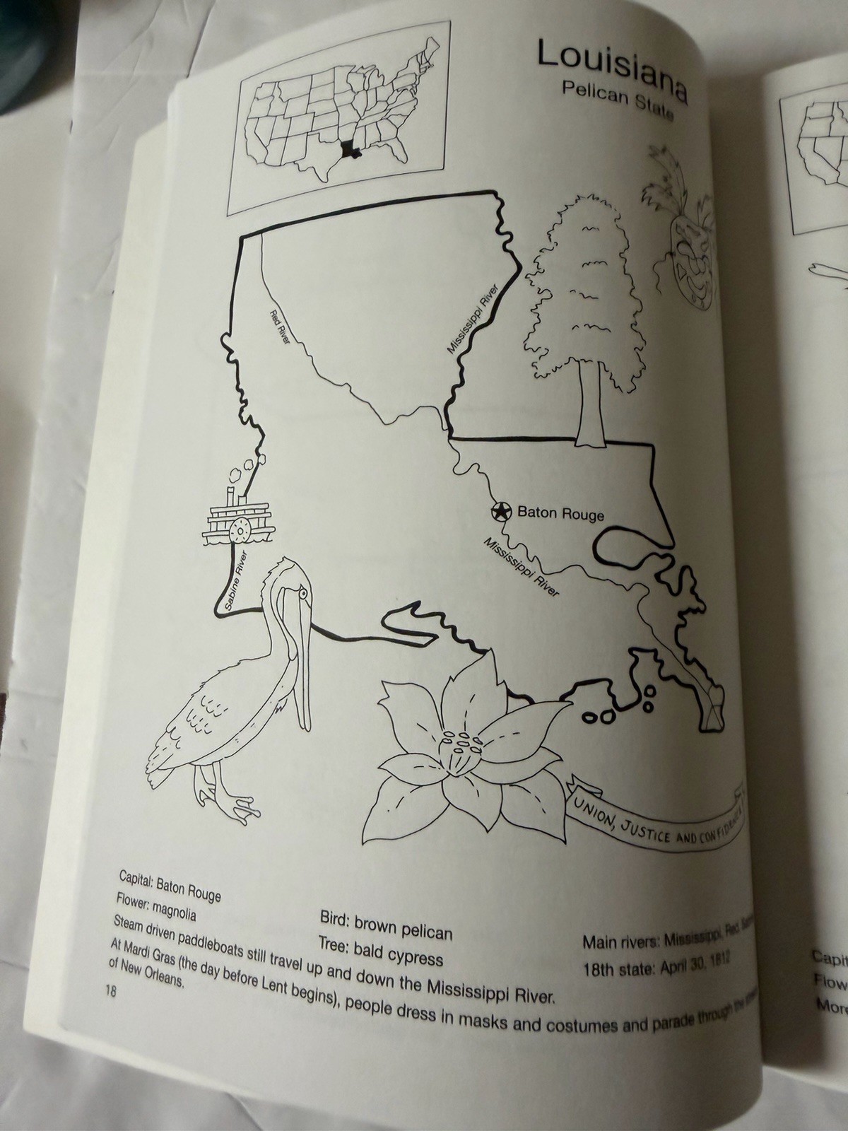 Vintage United States Coloring Book (1998), Winky Adam