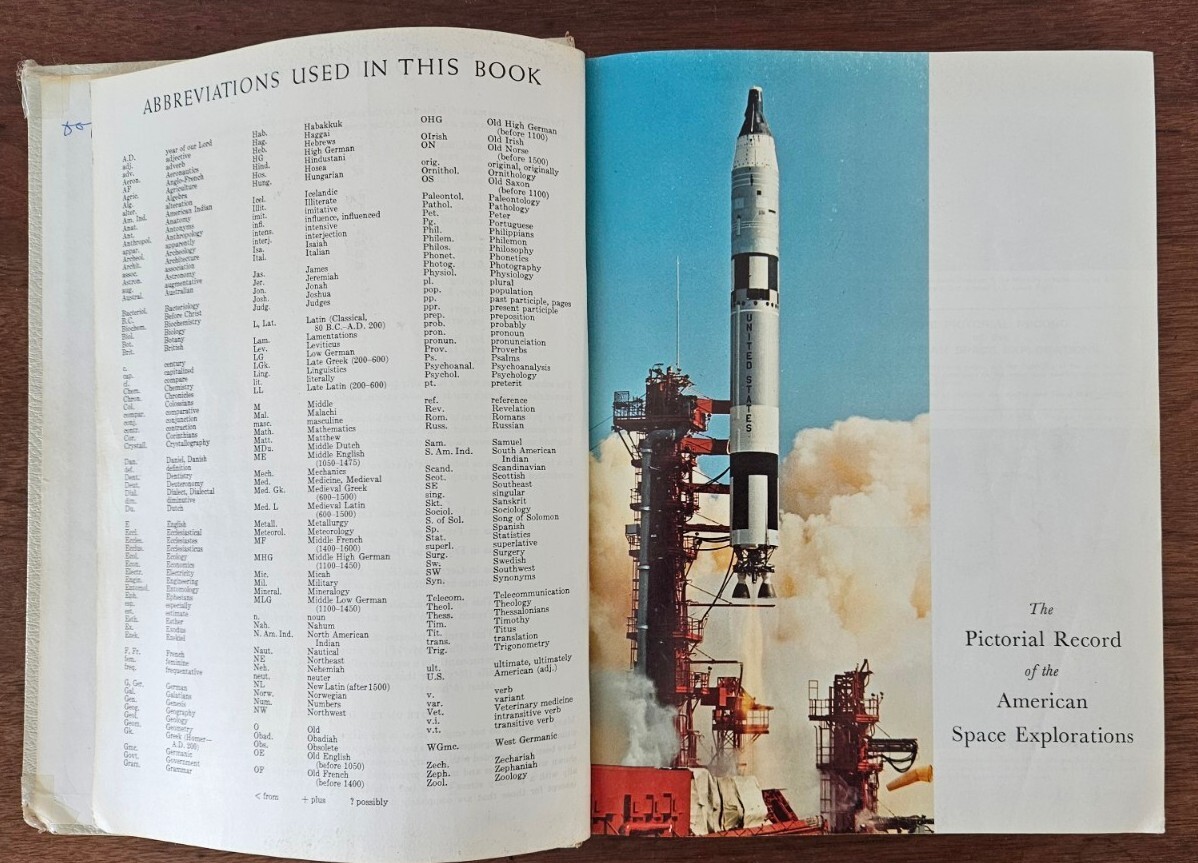 1966 Funk and Wagnalls Encyclopedic Dictionary Vintage Hardcover