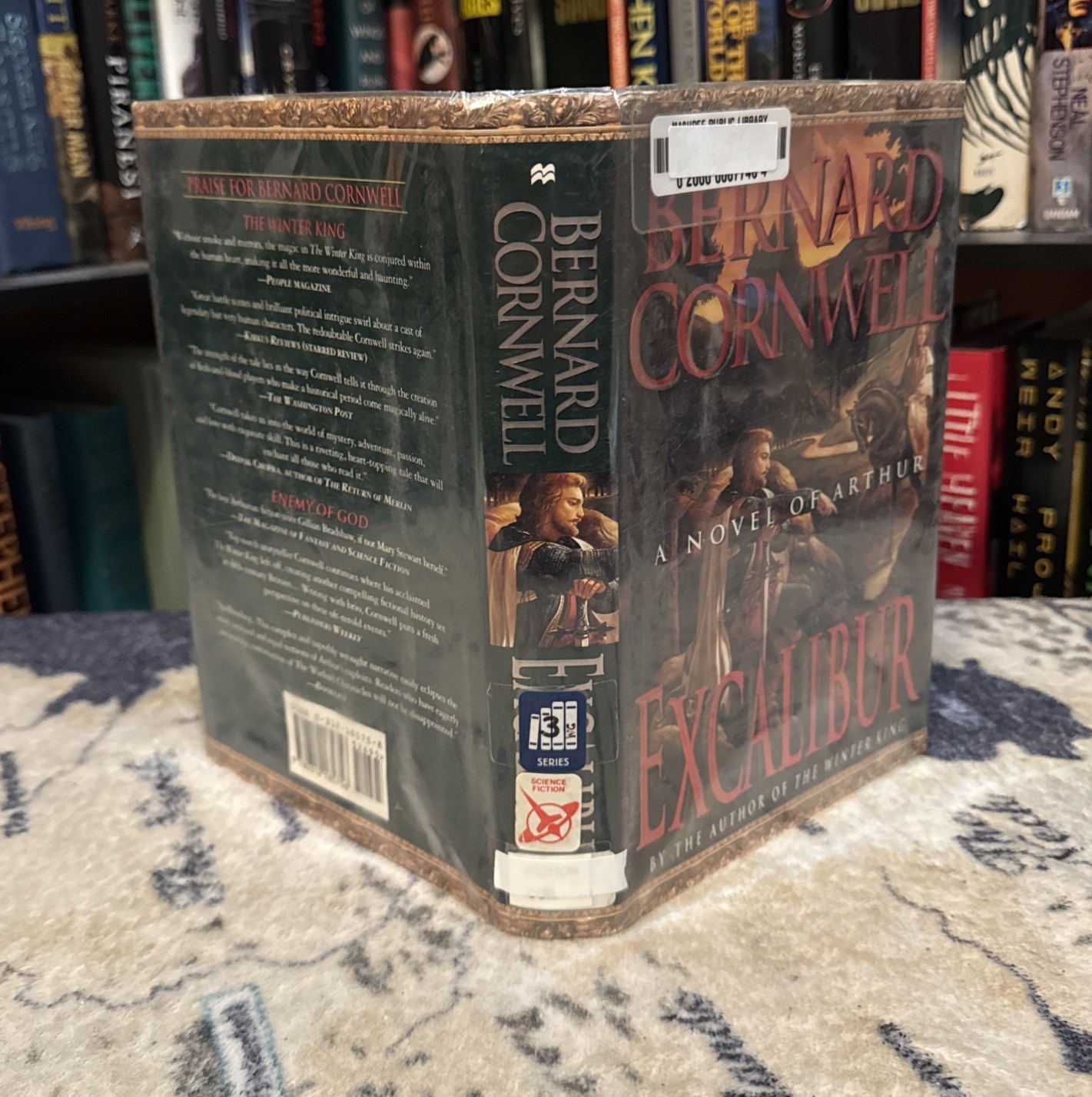 Excalibur – Bernard Cornwell (1997, Hardcover) Ex-Lib. American 1st/1st, ACCPT