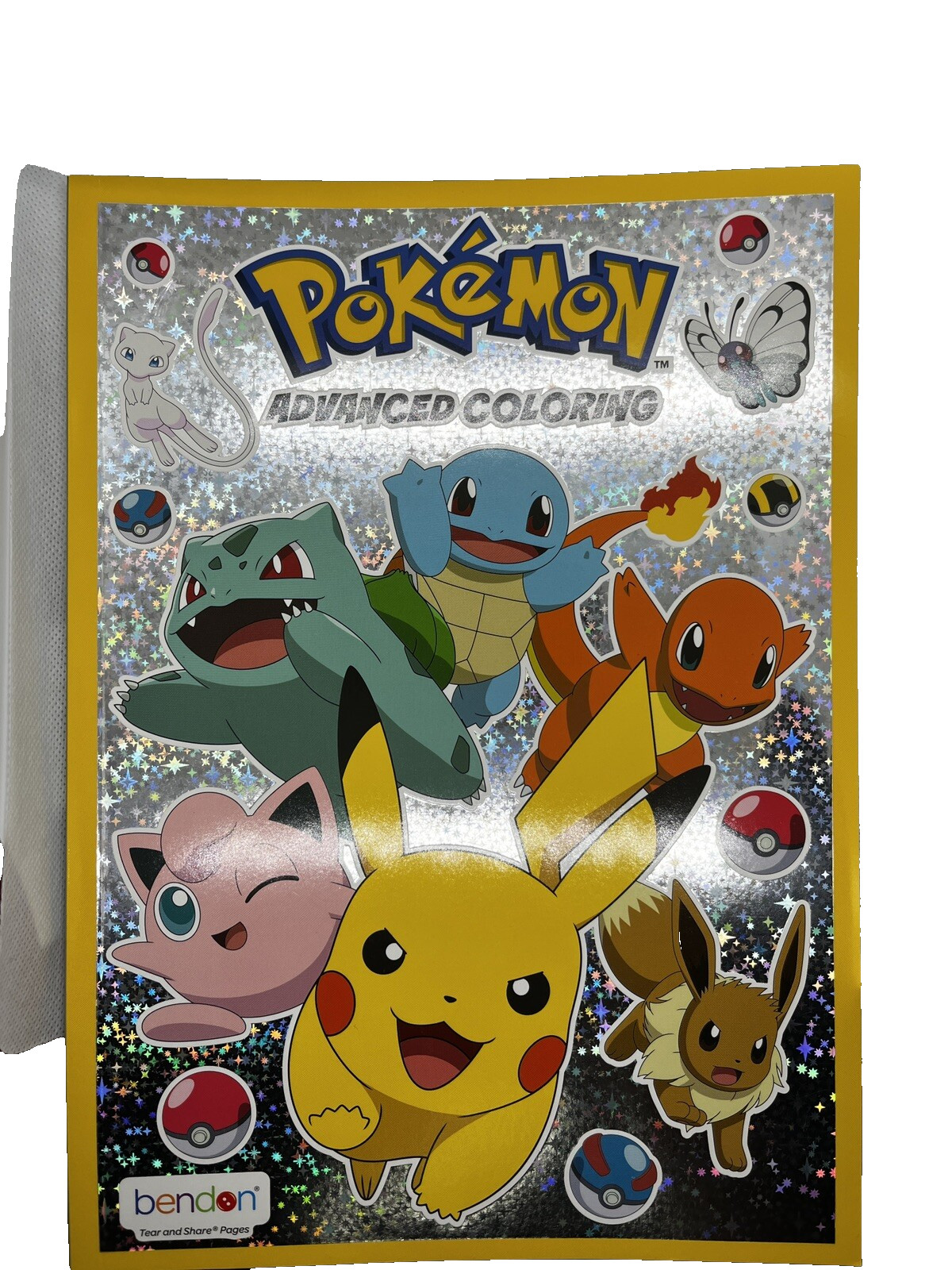 NEW UNUSED Pokémon Advanced Coloring Book – 40 pages – Free shipping