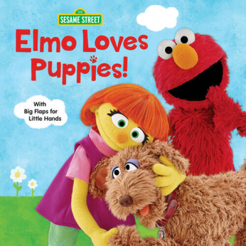Elmo Loves Puppies (Sesame Street) (Sesame Street Board Books) – GOOD
