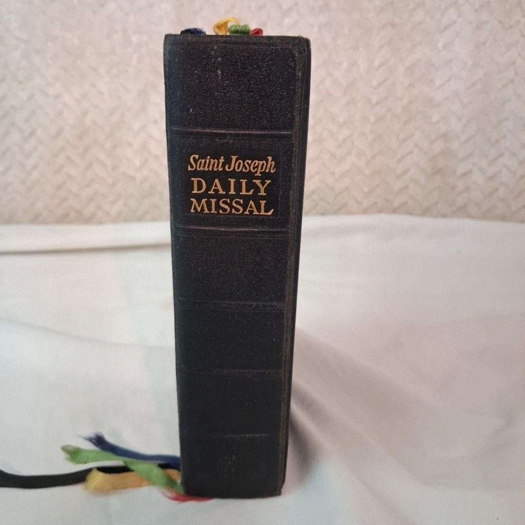 Saint Joseph Daily Missal By Catholic Church Hardcover Illustrated Prayer Book