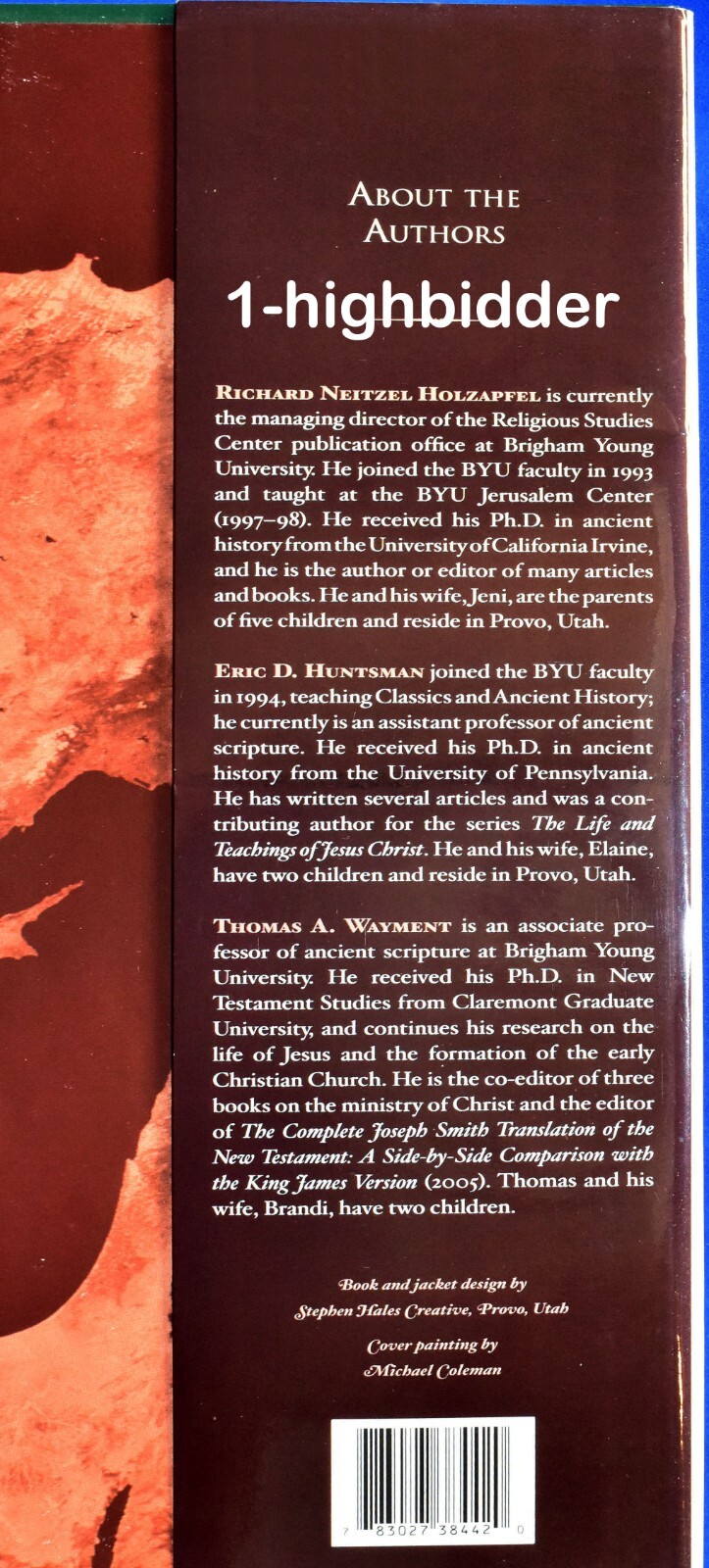 Jesus Christ and the World of the New Testament 1st Ed HCDJ Holzapfel Mormon LDS