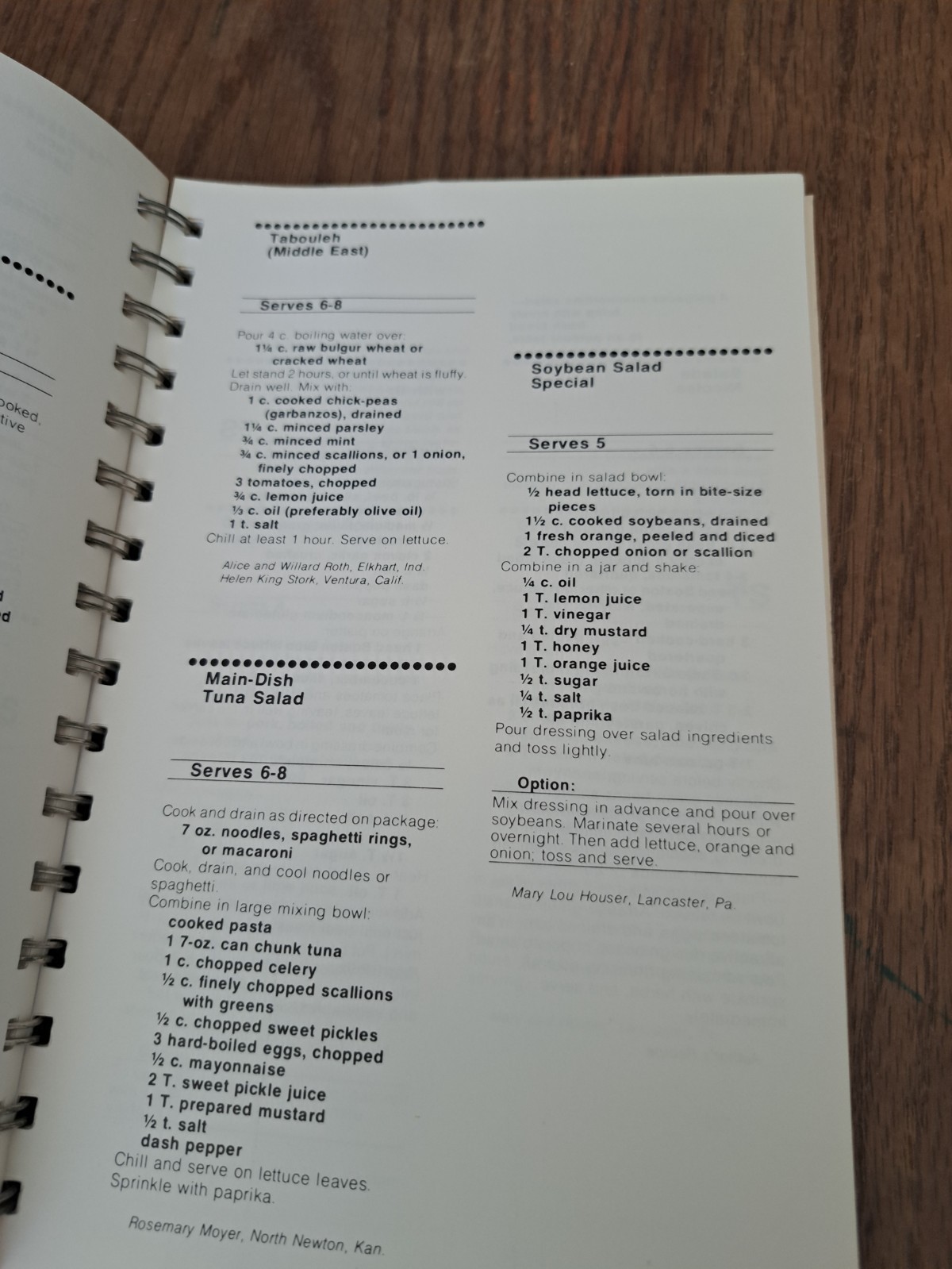 Vintage Mennonite More With Less Cookbook Recipes 1980 Spiral book prepper