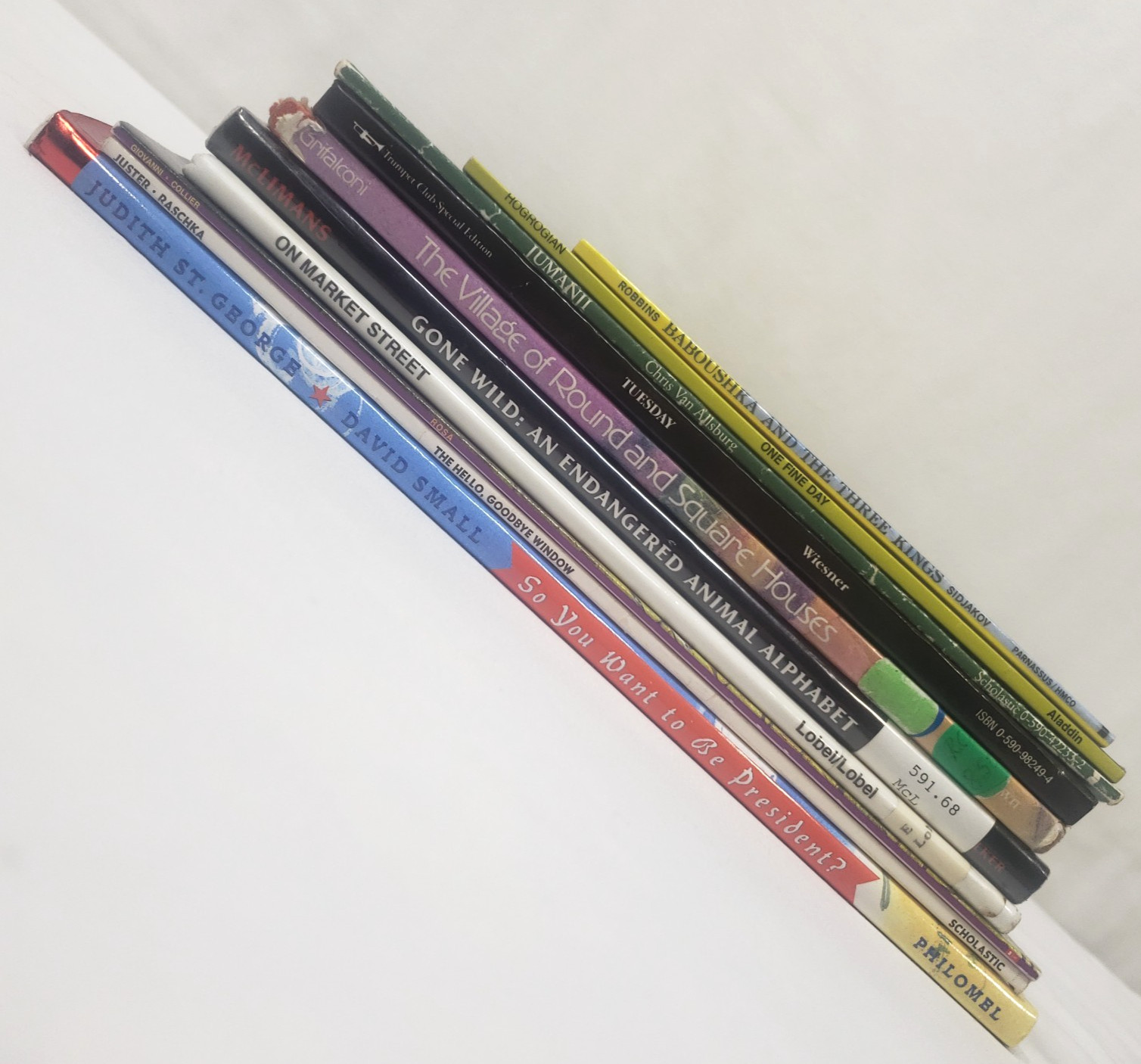 Caldecott Kids Picture Books Lot 10 Homeschool Classroom Library Award Winners