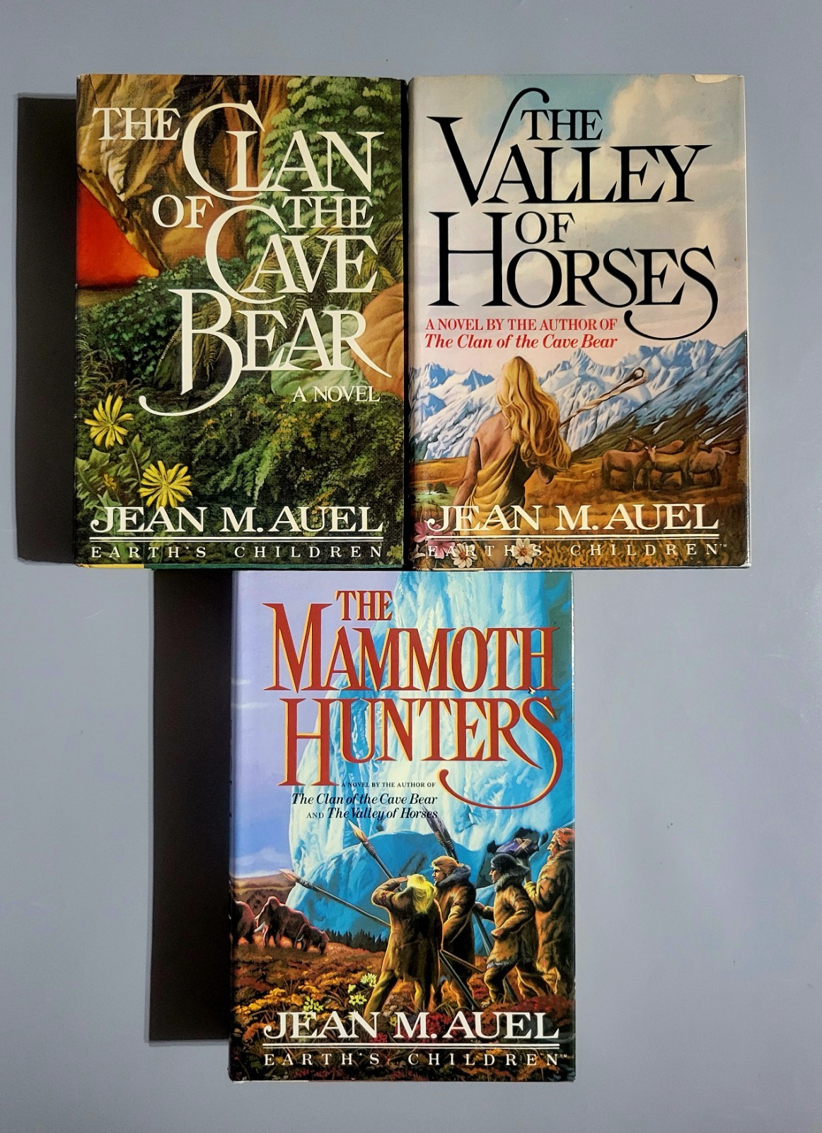 Earth’s Children Books 1-6 HC Set (all 1st ed/1st pr) – Jean M. Auel – HC – Good