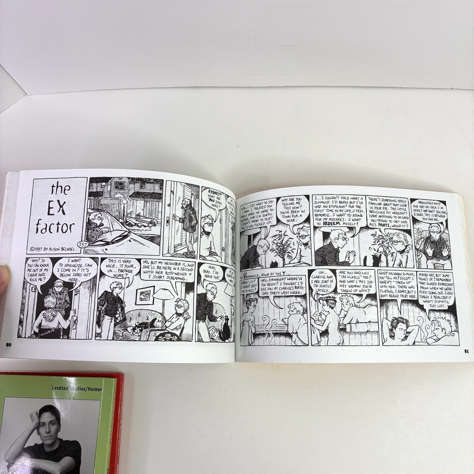 Alison Bechdel Lot of 3 Books Post Dykes to Watch Out For, Hot Throbbing Dykes