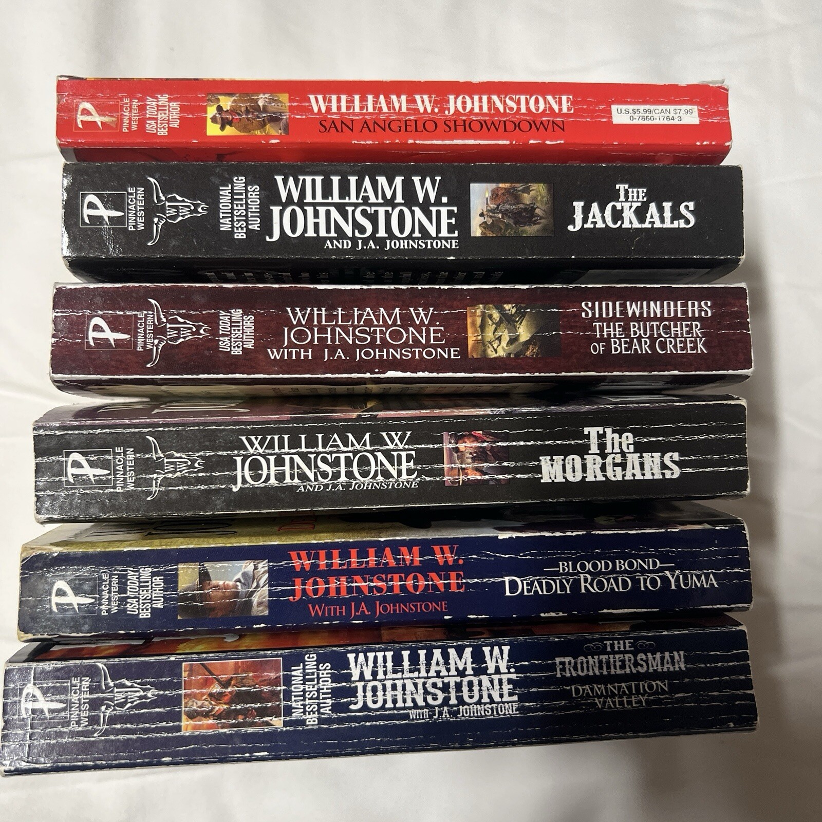 Lot of 20 William W. Johnstone Western Paperback Books Multiple Titles Reading