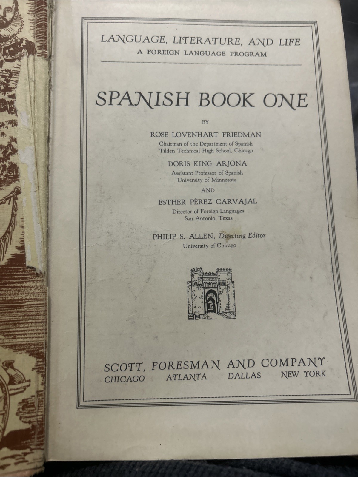 Spanish Book One – Language Literature and Life 1944