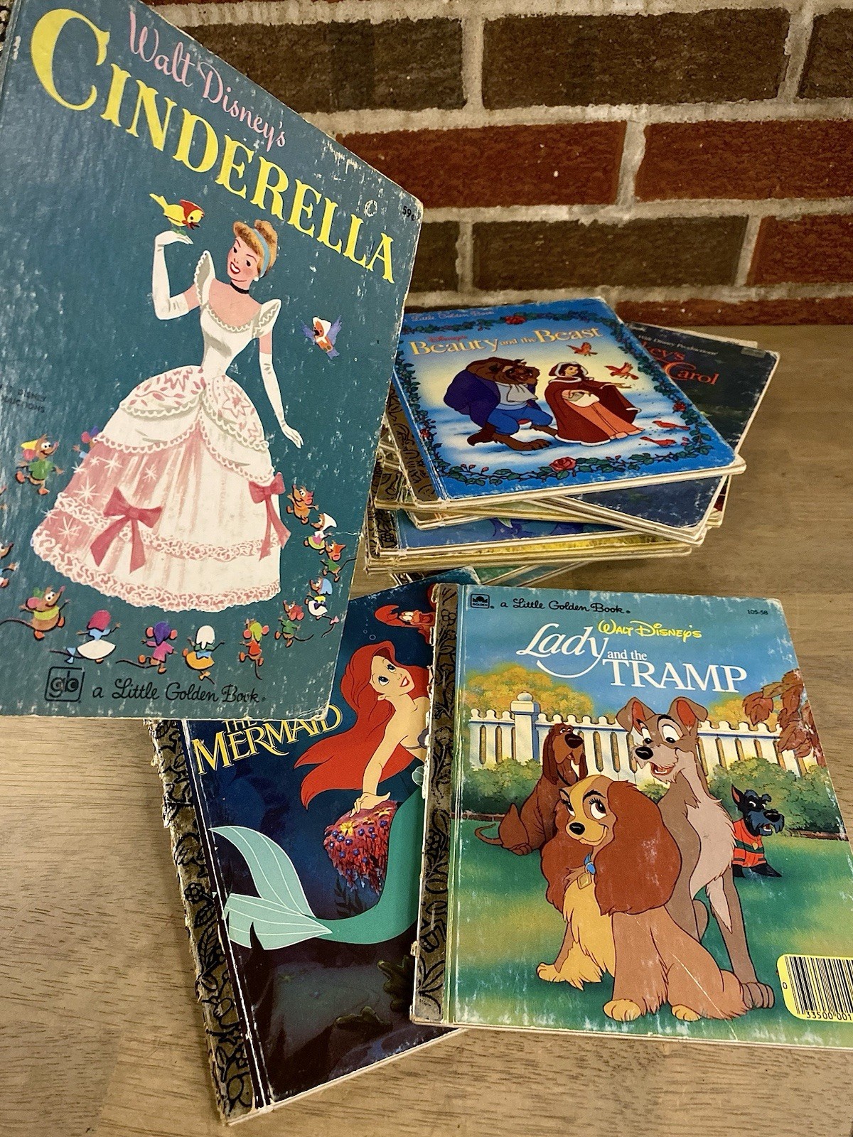 Little Golden Books Lot of 18 Mixed Titles Disney Childrens Picture Books Vtg