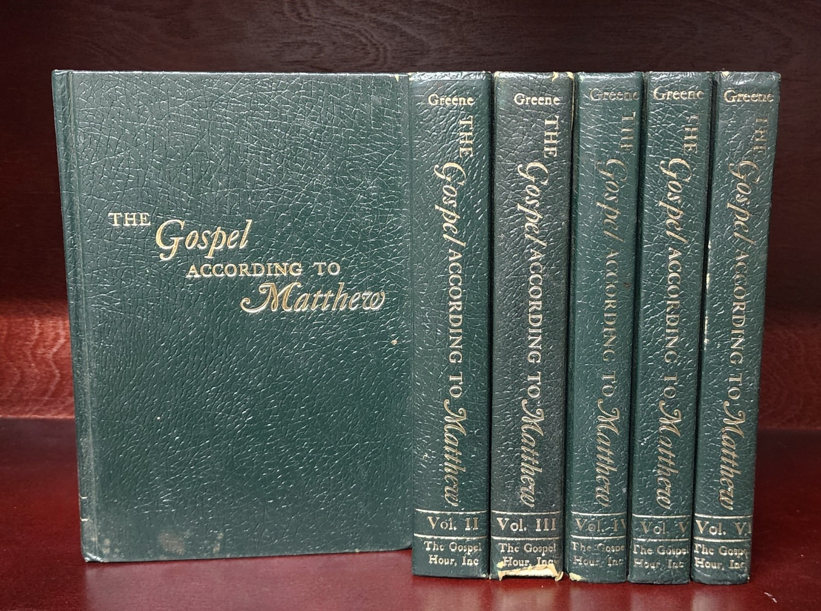 The Gospel According to Matthew 6 Vol. Set by Oliver B. Greene, Gospel Hour Inc.