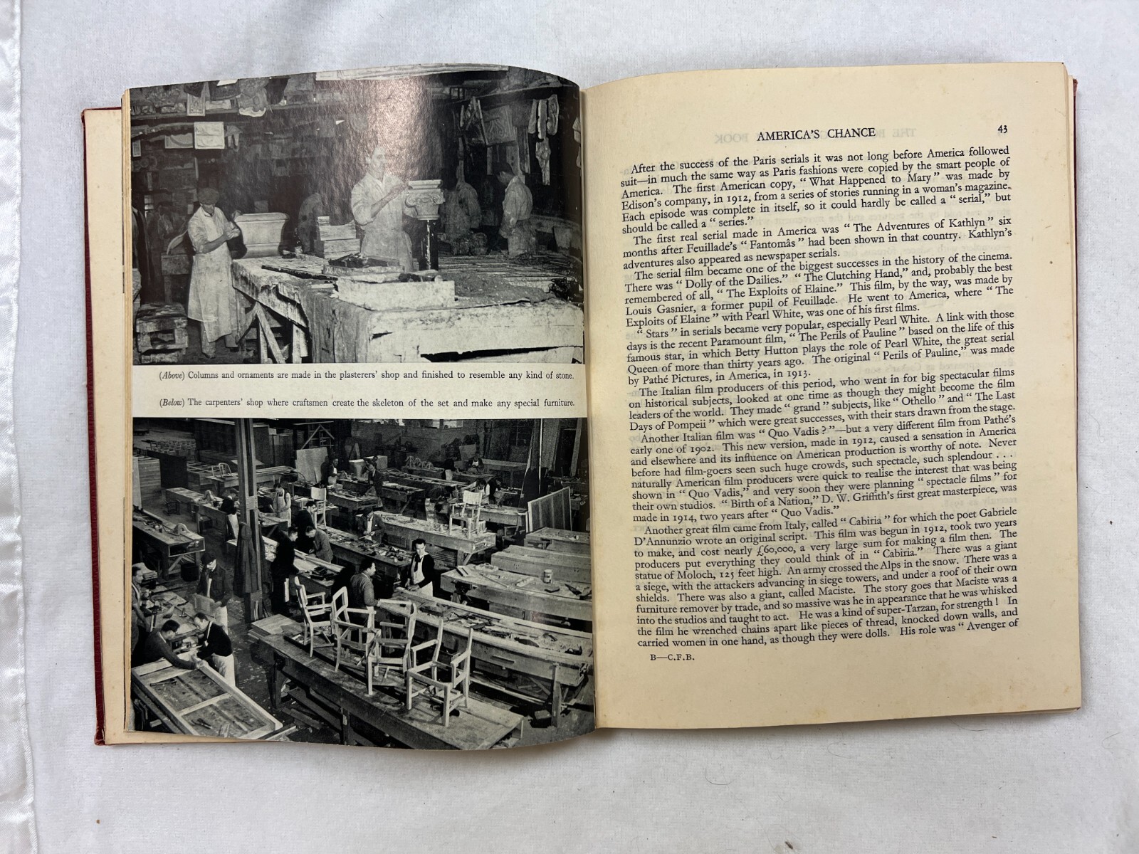 The Boys and Girls Film book by Mary field and Maud M. Miller dated 1948