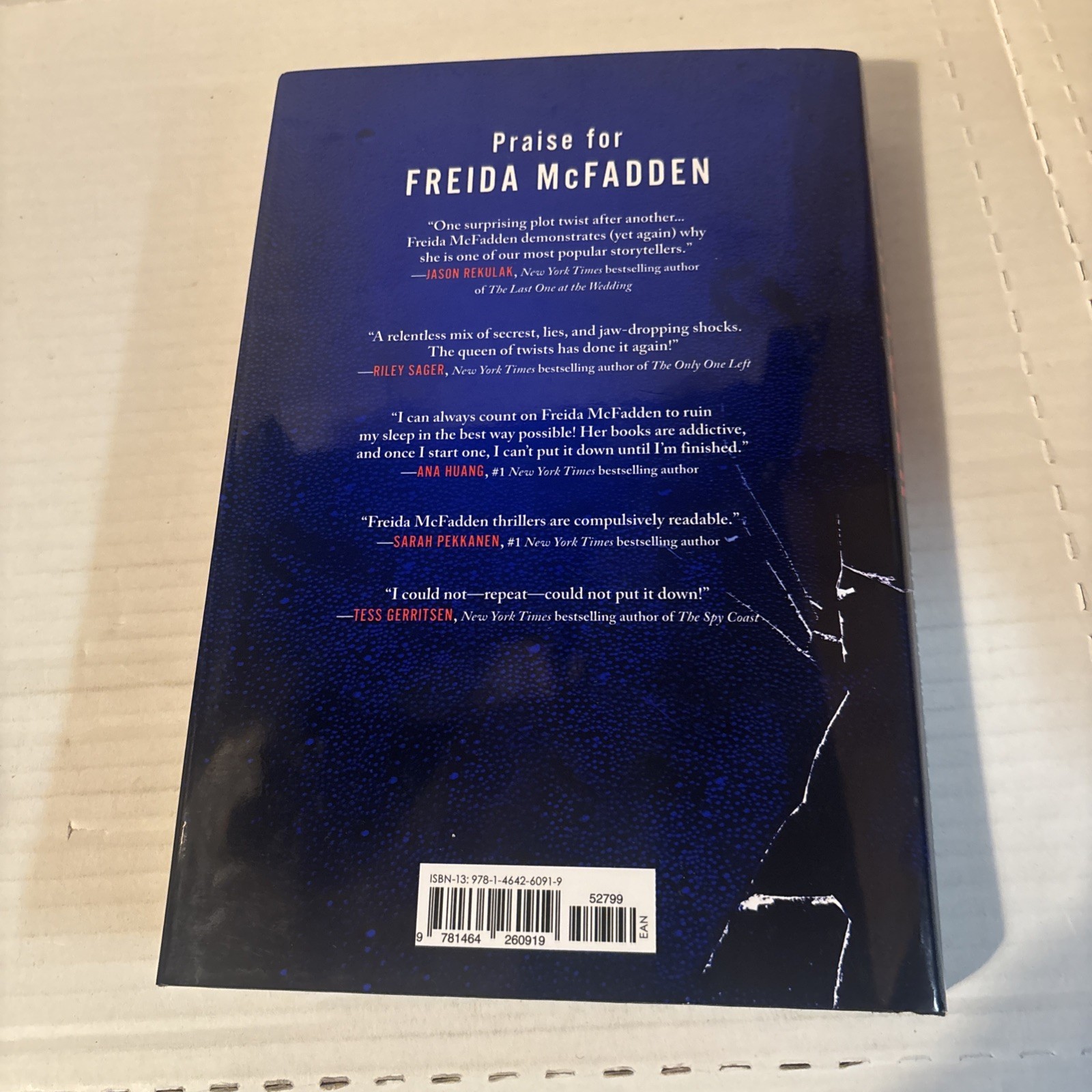 The Intruder By Freida McFadden Hardcover Sprayed Edges 2025