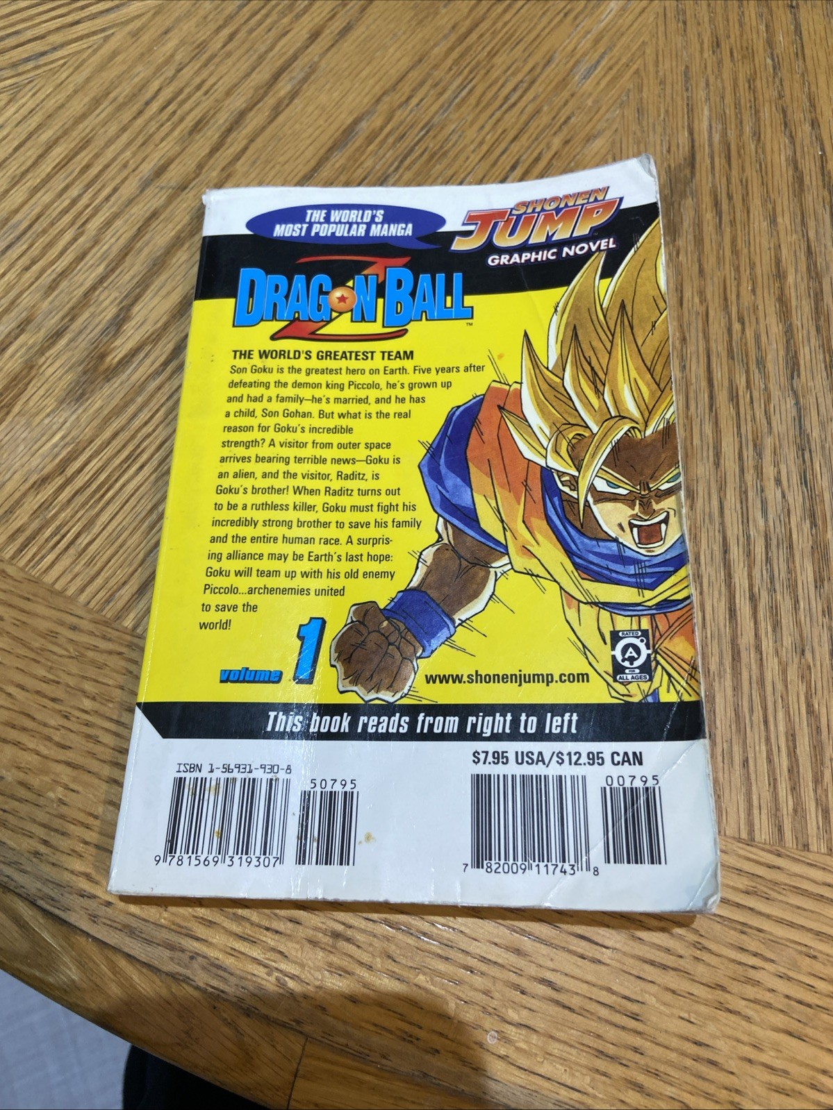 Dragon Ball Z Volume 1 Akira Toriyama 2003 First Printing March 2003