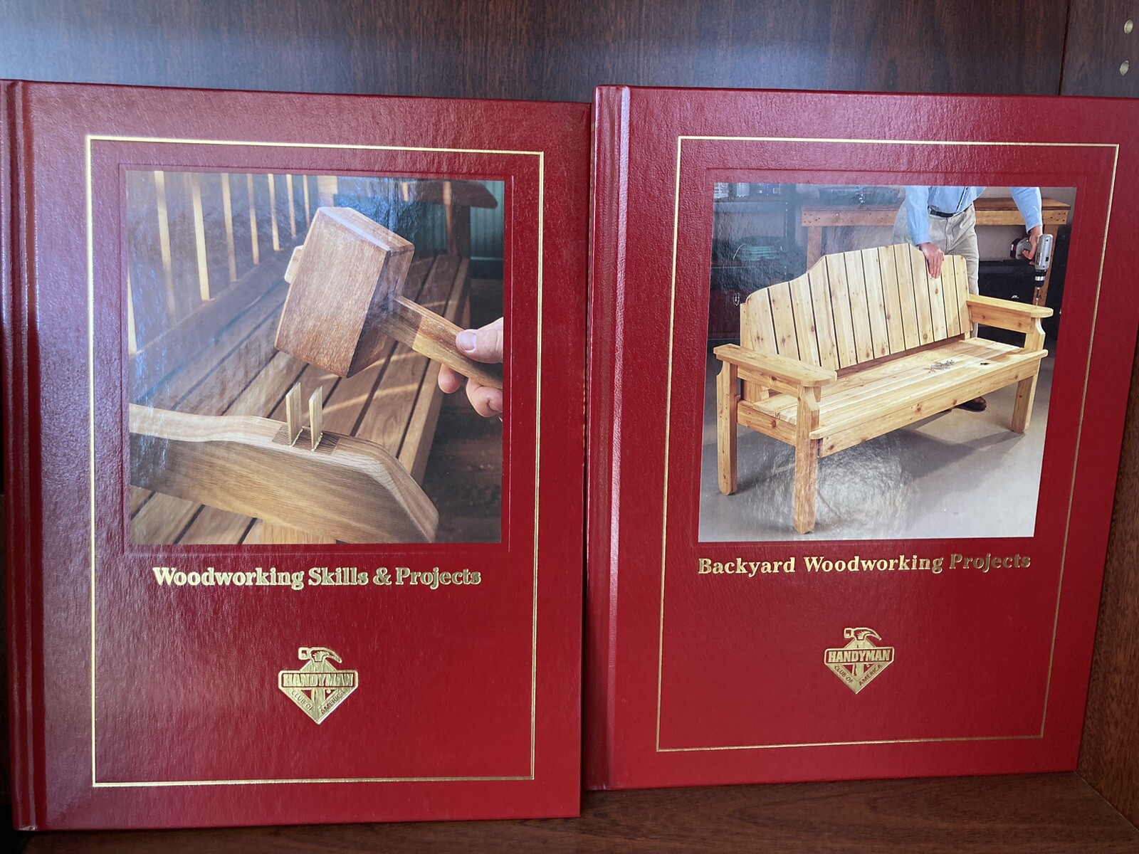 Lot Of 18Handyman Club of America Hardcover Books Wood Working Home Repair