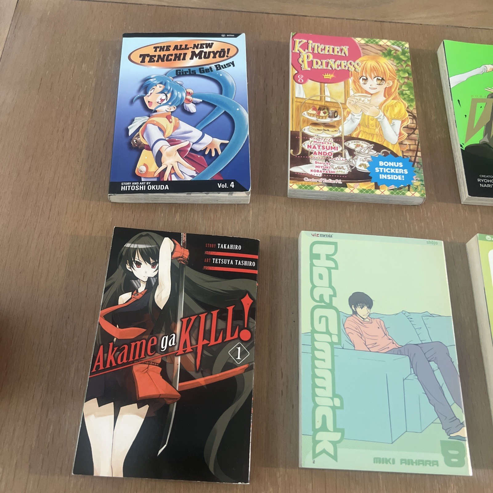 Lot Of 12 Various Manga Black & White Illustrated Graphic Novels Paperback Books
