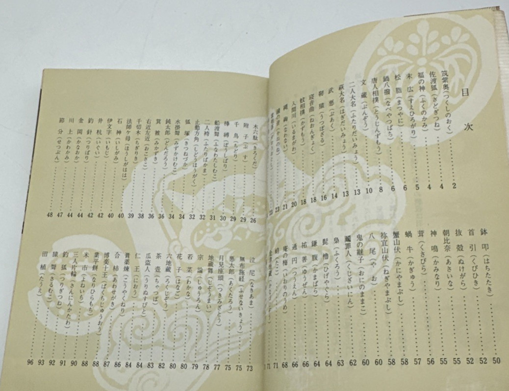 For Appreciation of Kyogen Hoikusha Color Books No 302 1974 Japanese Softcover