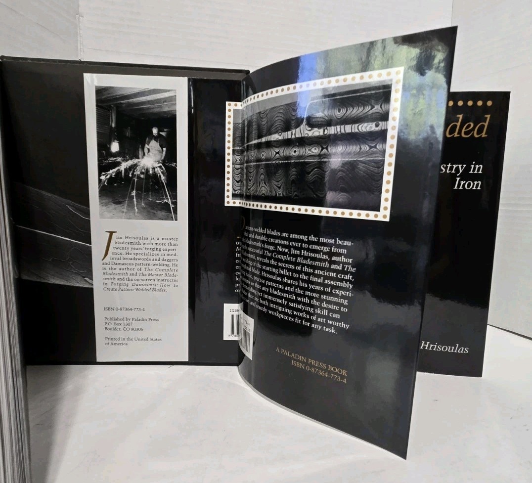 The Pattern Welded Blade Jim Hrisoulas Hardcover Artistry Iron Bladesmithing
