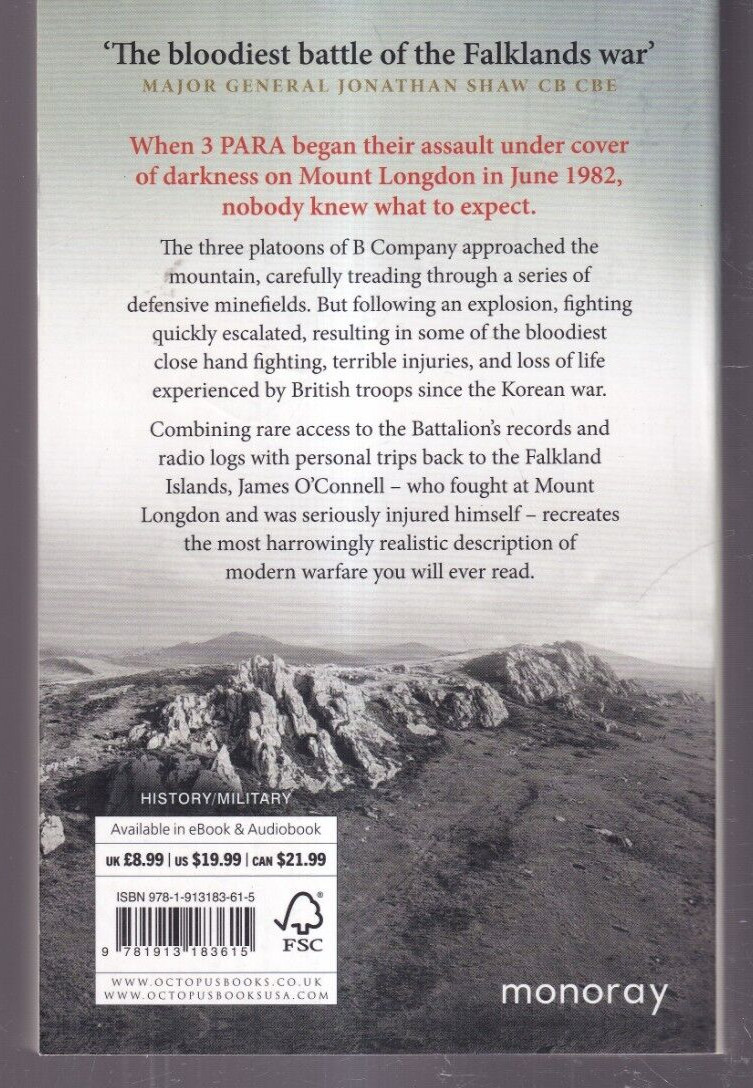 3 DAYS IN JUNE: 3 PARA’S BATTLE FOR MOUNT LONGDON by James O’Connell 2022TPB {E5