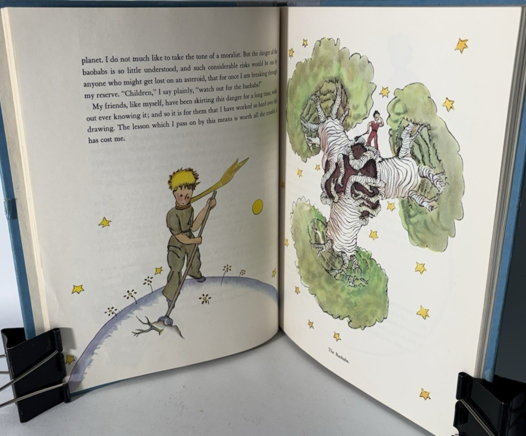 The Little Prince by Antoine de Saint-Exupery, 1982 Harcourt Brace Jovanovich
