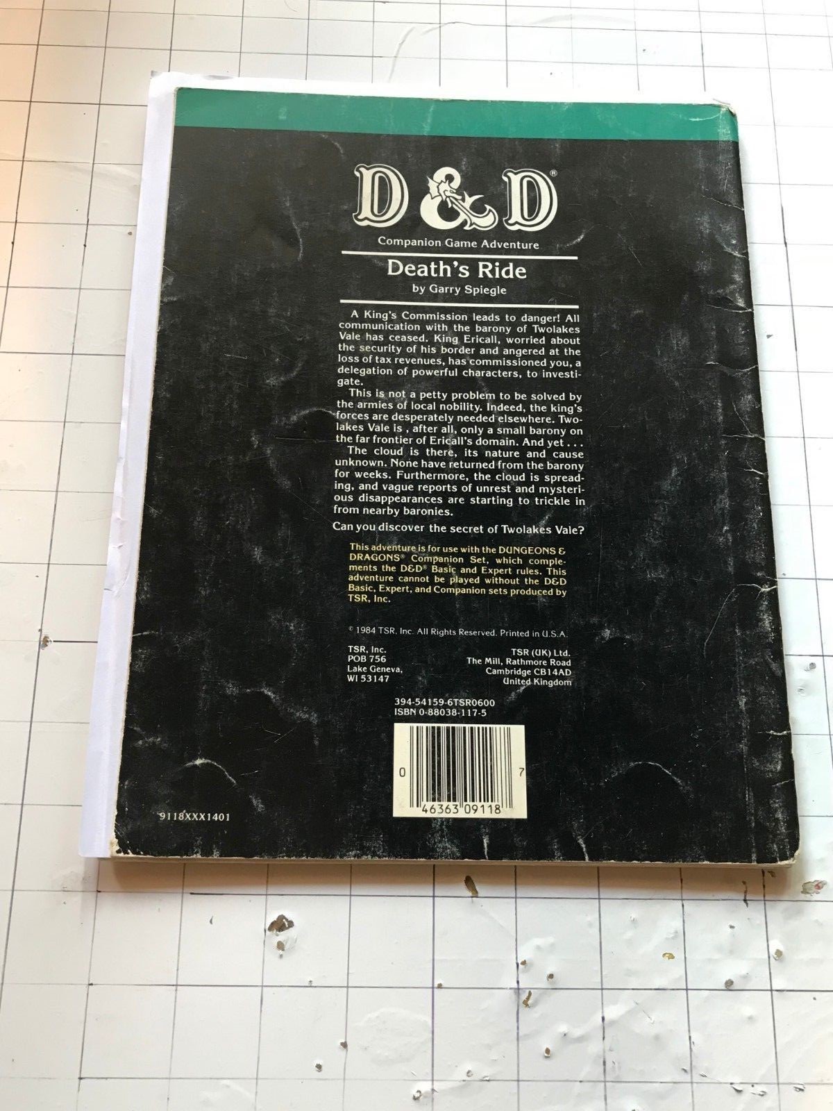 CM2 Death’s Ride Dungeons & Dragons module D&D TSR garry spiegle 1984 rpg rare!