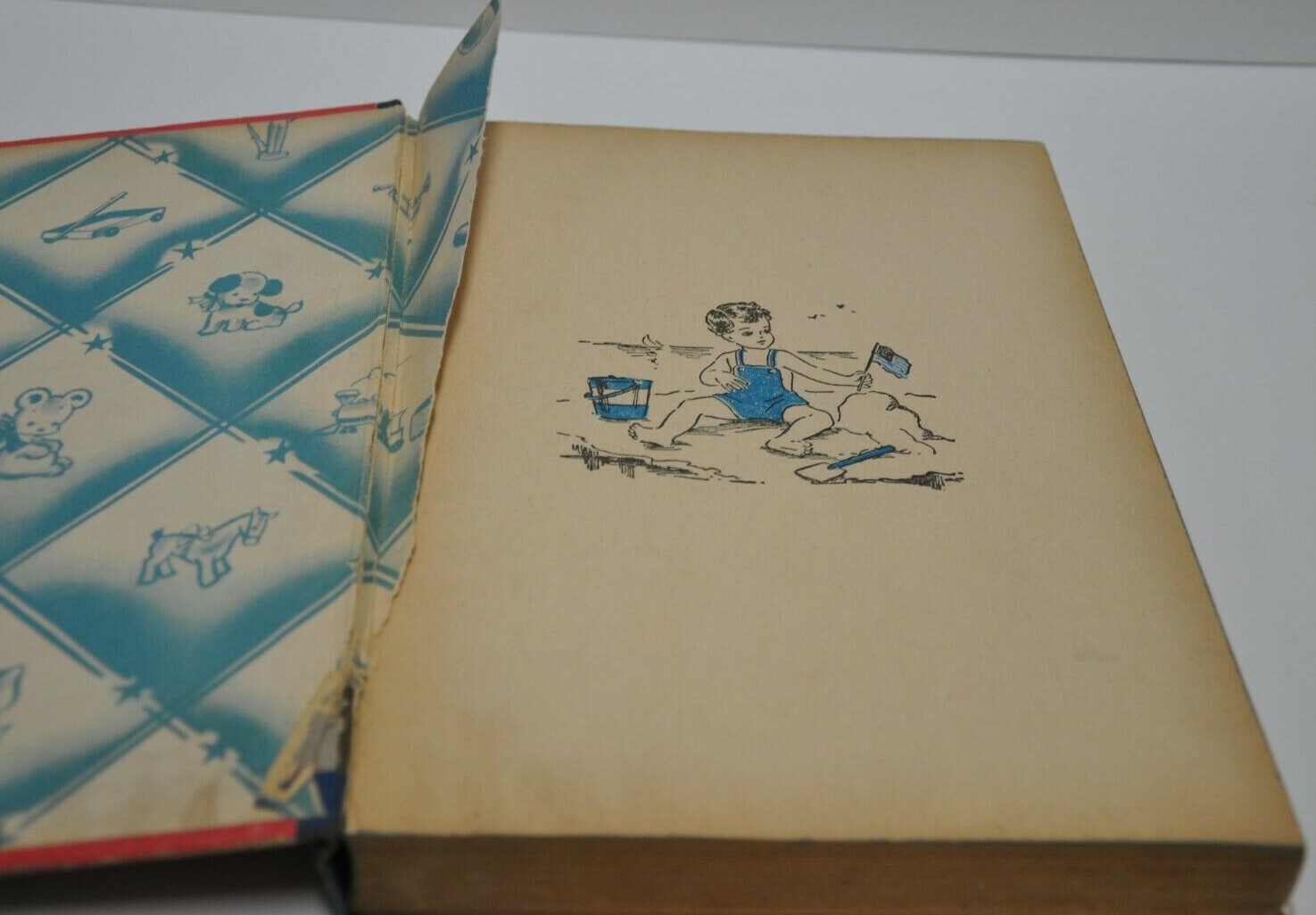 365 Bedtime Stories 1944 Illustrated Janet Robson Whitman Publishing Vintage