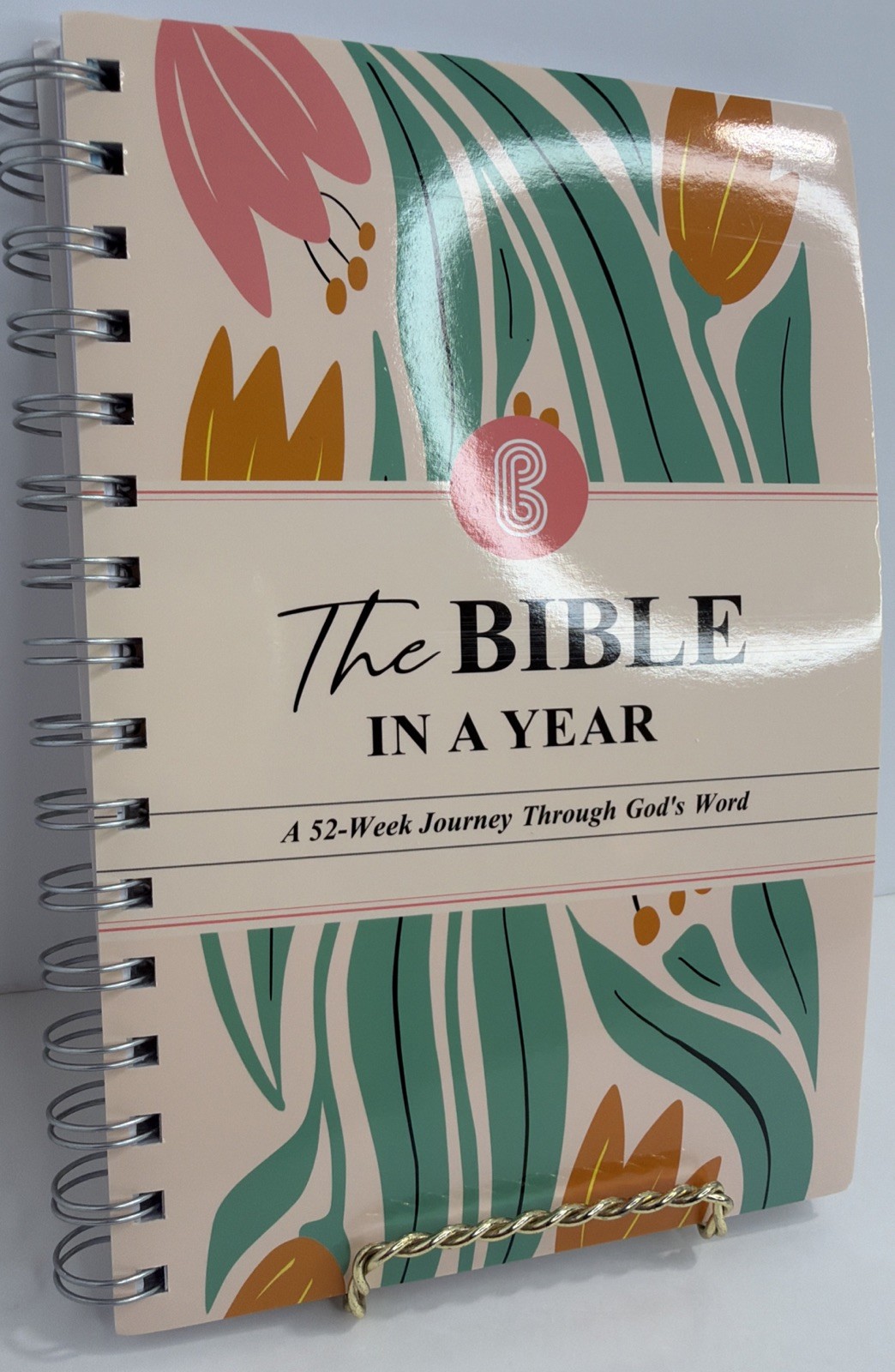 Official Spiral Bible® The Bible in a Year | 52 Week Guided Bible Study – NEW