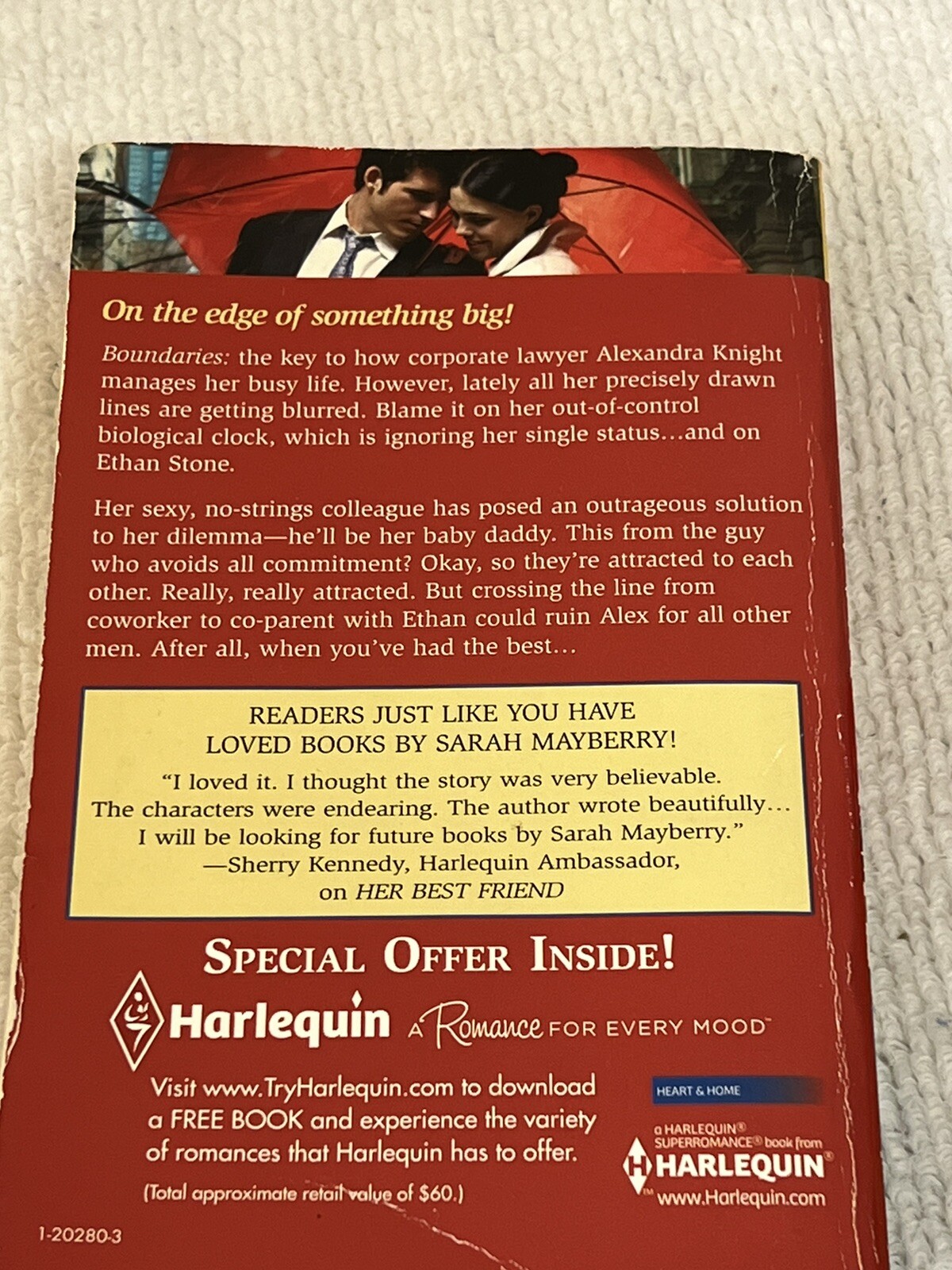 Harlequin Super Romance Lot 4 Paperback Books