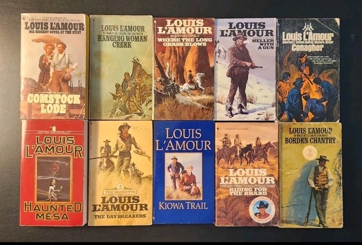 Louis L’Amour Lot Of 10 Western Paperback Books