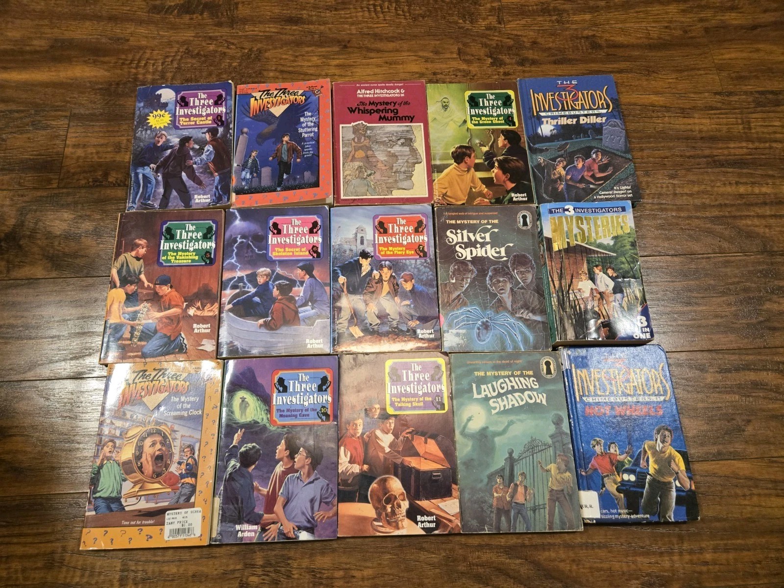 Alfred Hitchcock & Three Investigators lot 1-12, 3 in 1 & 2 Crimebusters HTF!!