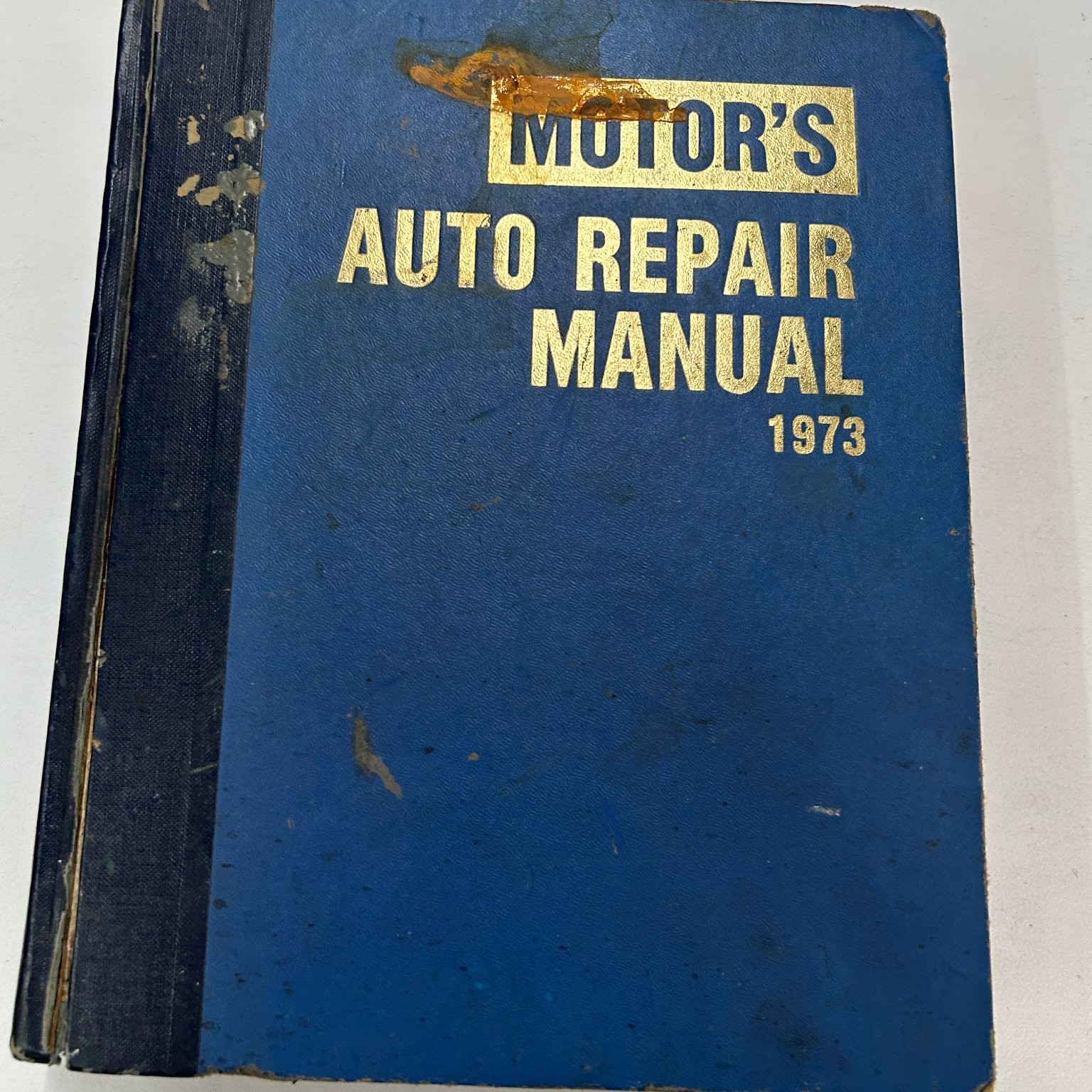 MOTOR’S Auto Repair Manual 1973 36th Ed First Print Automotive MOTOR