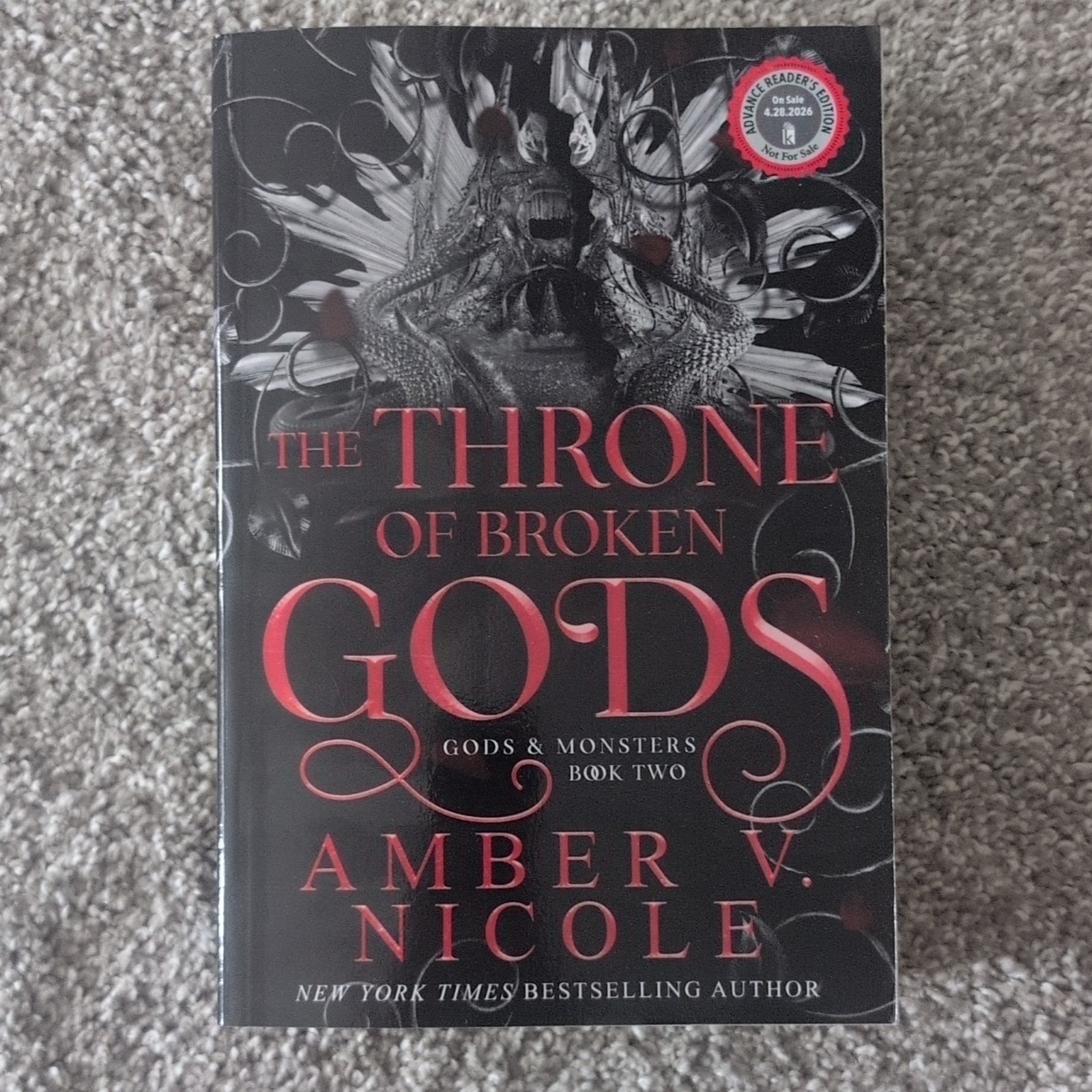 Throne of Broken Gods by Amber V. Nicole ARC