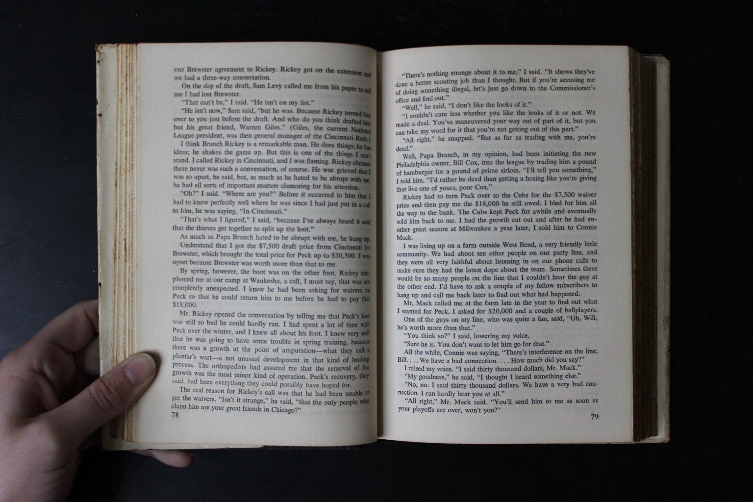 Veeck – As in Wreck Bill Veeck 1962 Autobiography Baseball G.P. Putnam’s Sons
