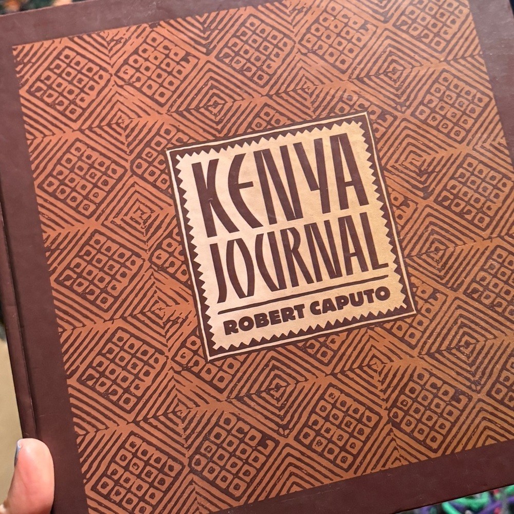 Kenya Journal by Robert Caputo hardover 116 pages photography coffee table book