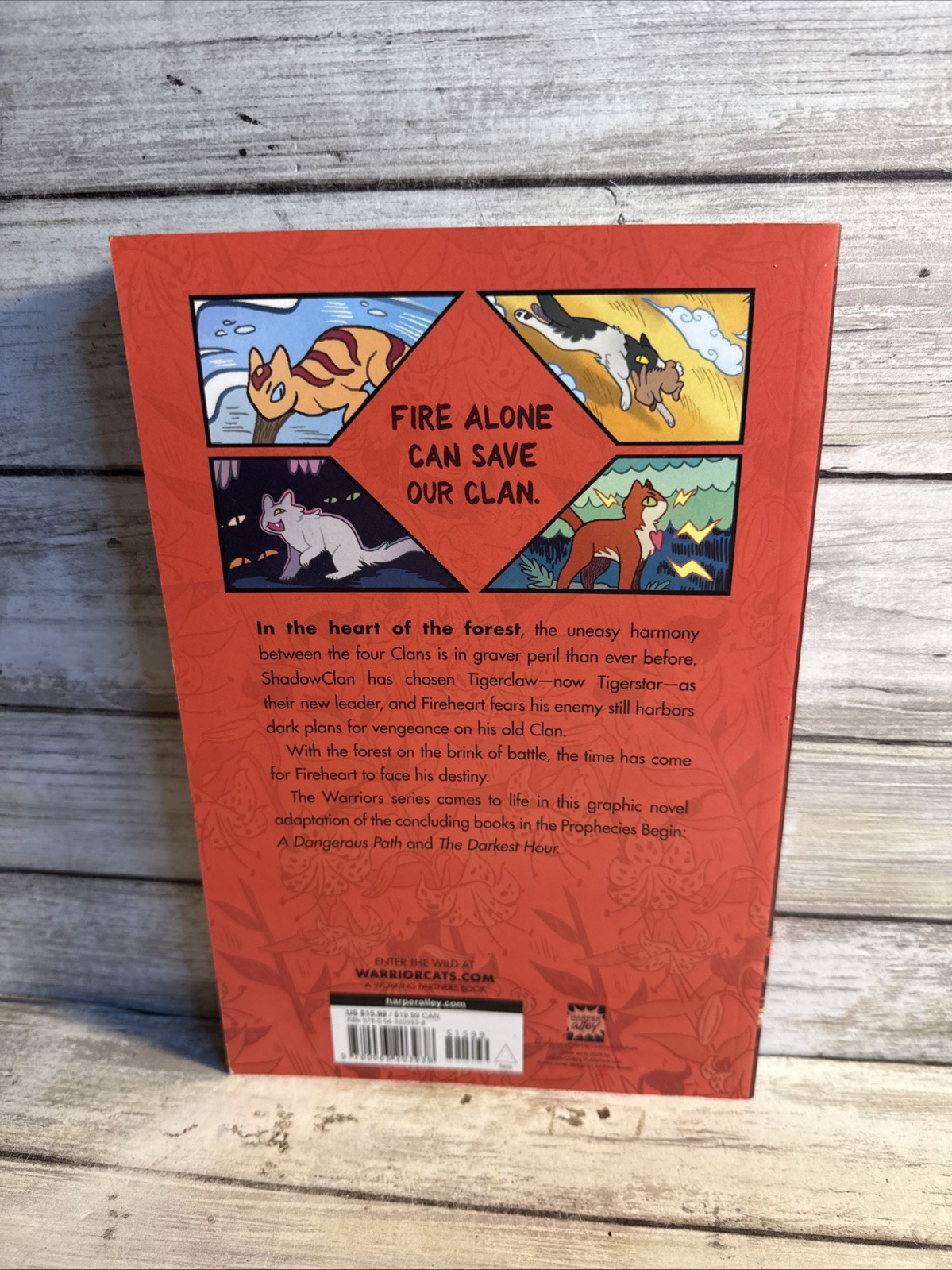 New! Warriors The Prophecies Begin Graphic Novel Part 3 of 3 by Erin Hunter PBK