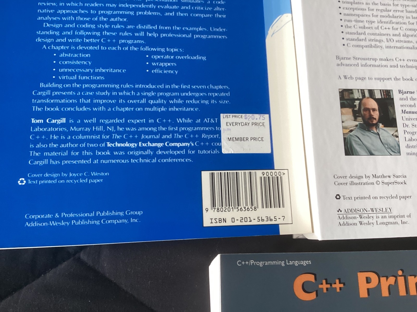 Addison Wesley Lot of 5 Books C++
