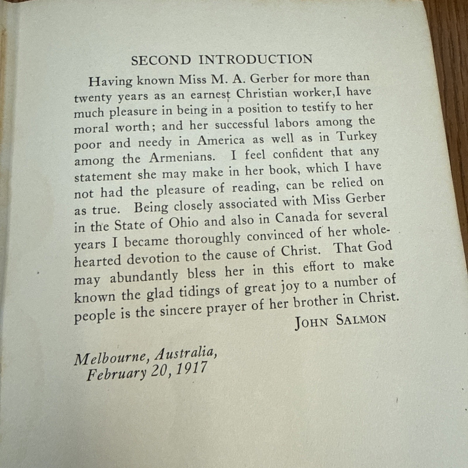 Maria Gerber – 1917 Pentecostal Missionary Biography – Turkey Armenia Genocide