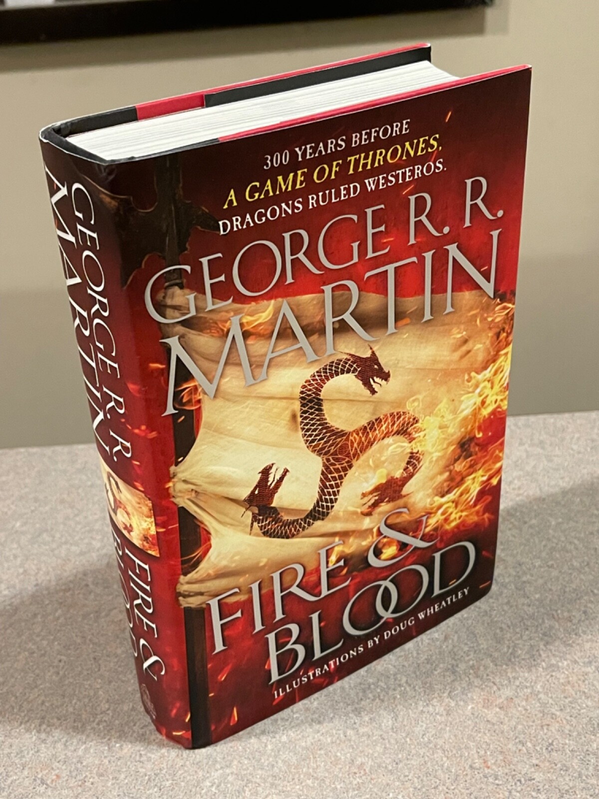 A Game of Thrones & Fire & Blood George R R Martin (Hardcover Lot) House Dragon