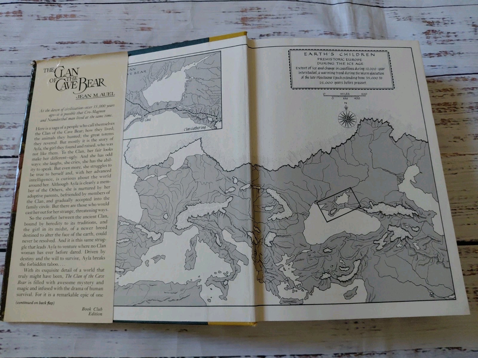 The Clan Of The Cave Bear By Jean M Auel 1980 First Edition Book Club Hardcover