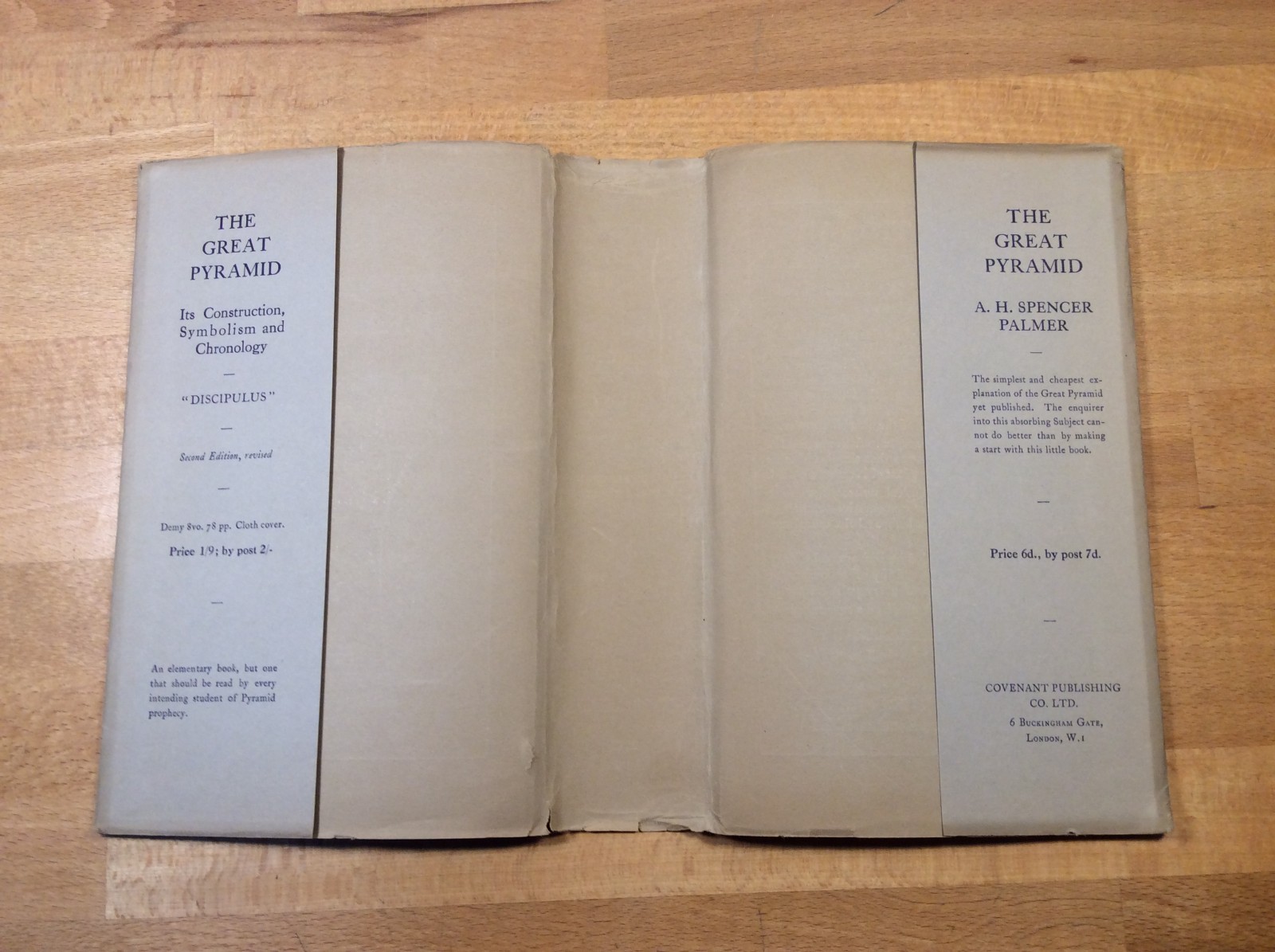 God’s Covenant Man: British-Israel, Odlum, 1927 Hardcover, Covenant Publishing