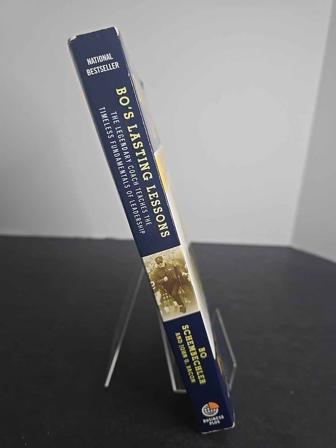 Bo’s Lasting Lessons Bo Schembechler & John U. Bacon (2008, 1st Trade Ed) VG-