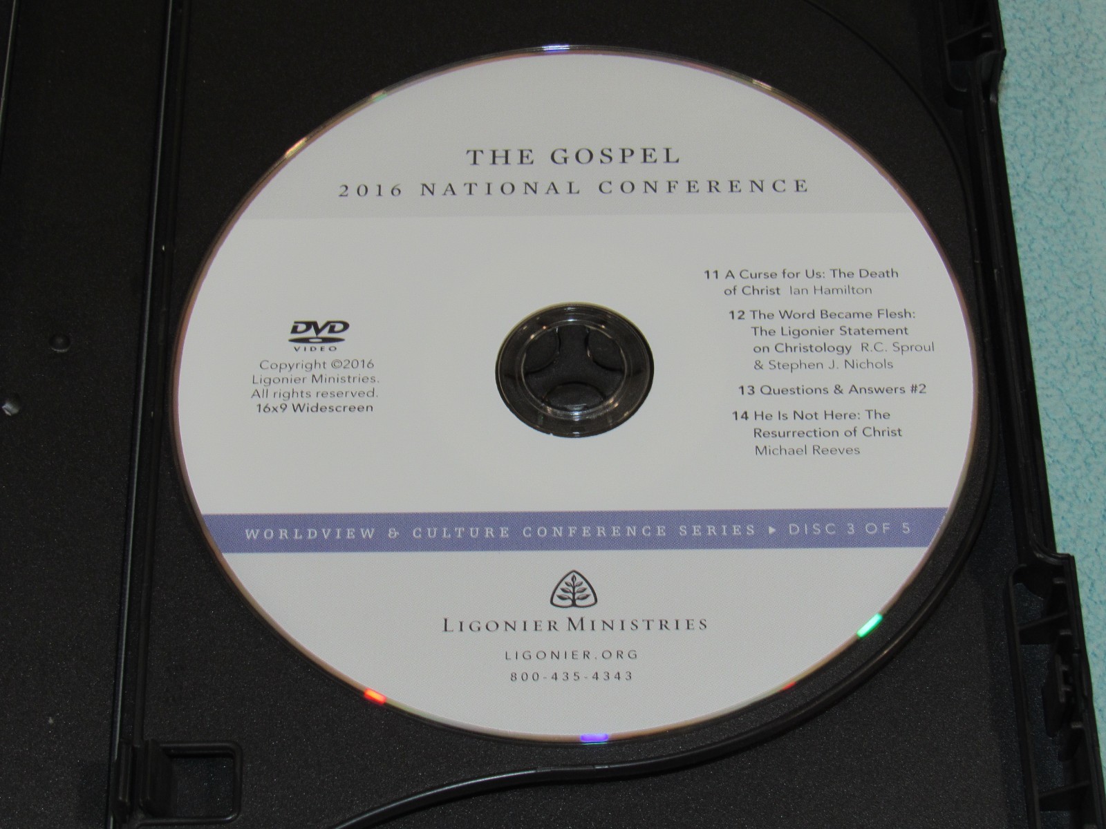 GOSPEL: 2016 NATIONAL CONFERENCE by Ligonier Ministries (2016, DVD, 5-Disc Set)