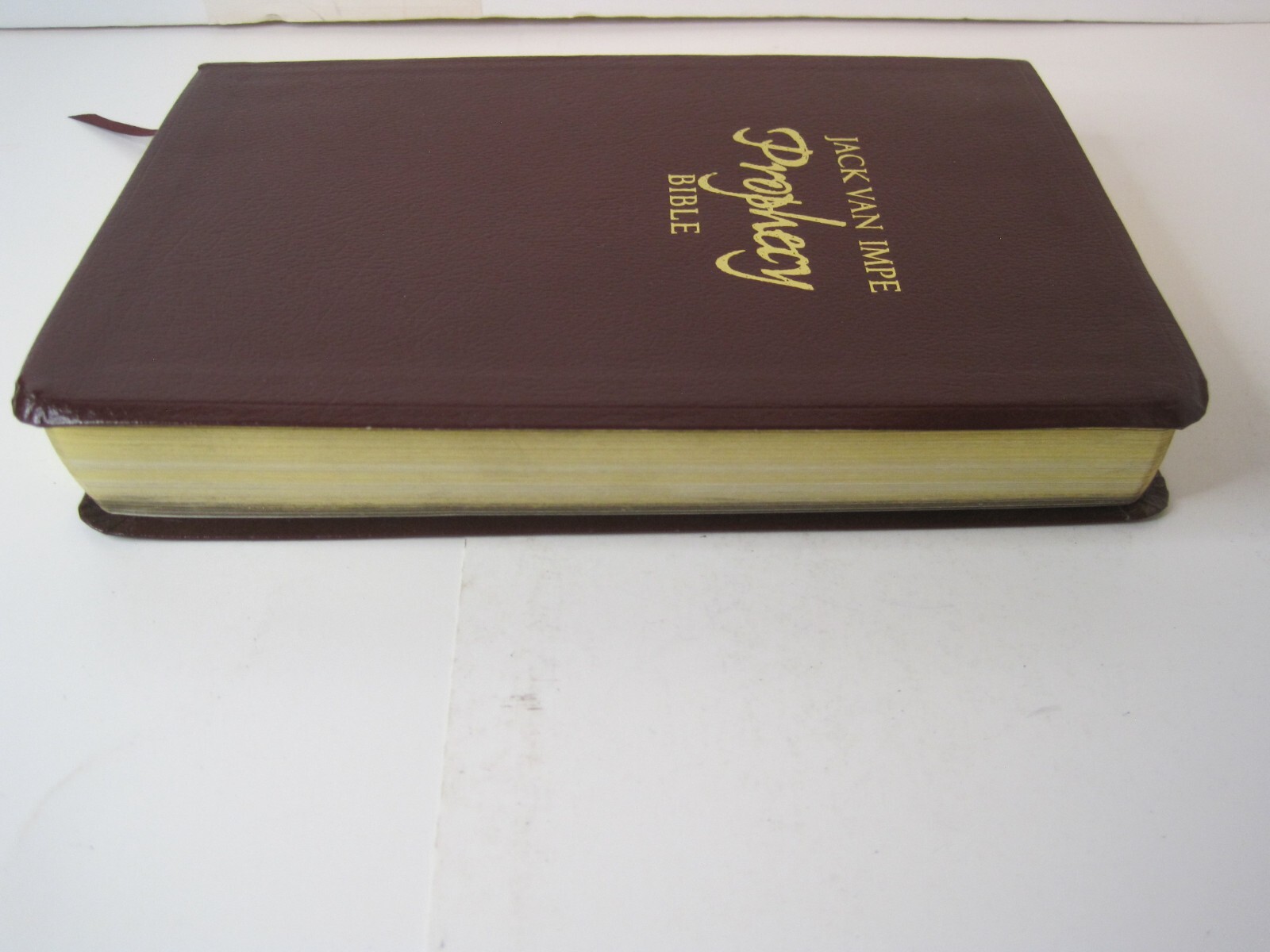 Jack Van Impe Prophecy Bible KJV Limited Special Edition Red Letter Ed. Burgandy