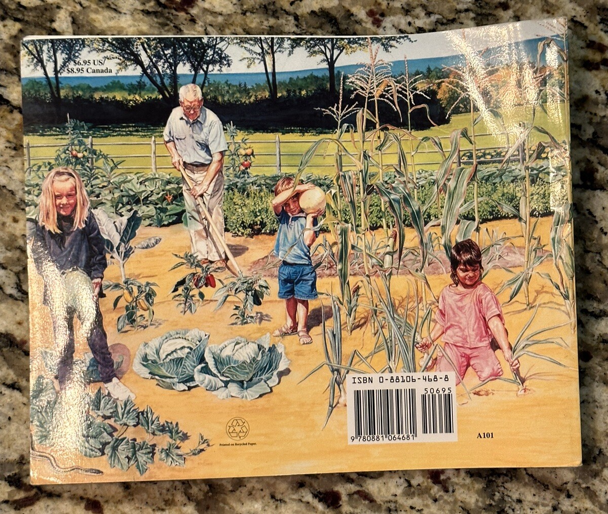 RARE VINTAGE 1992 The Victory Garden Alphabet Book by Jerry Pallota Bob Thomson