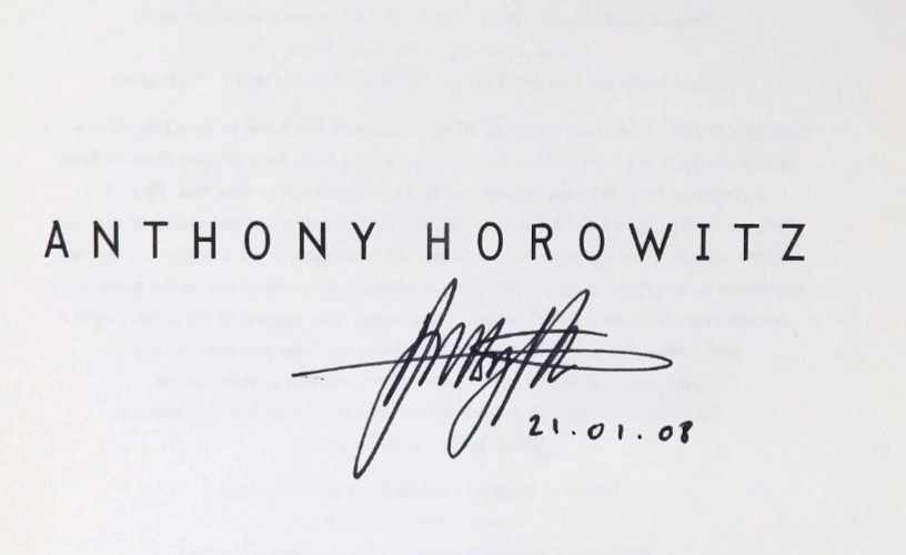 *SIGNED* First Edition ANTHONY HOROWITZ hardcover & jacket SNAKEHEAD 383 pages