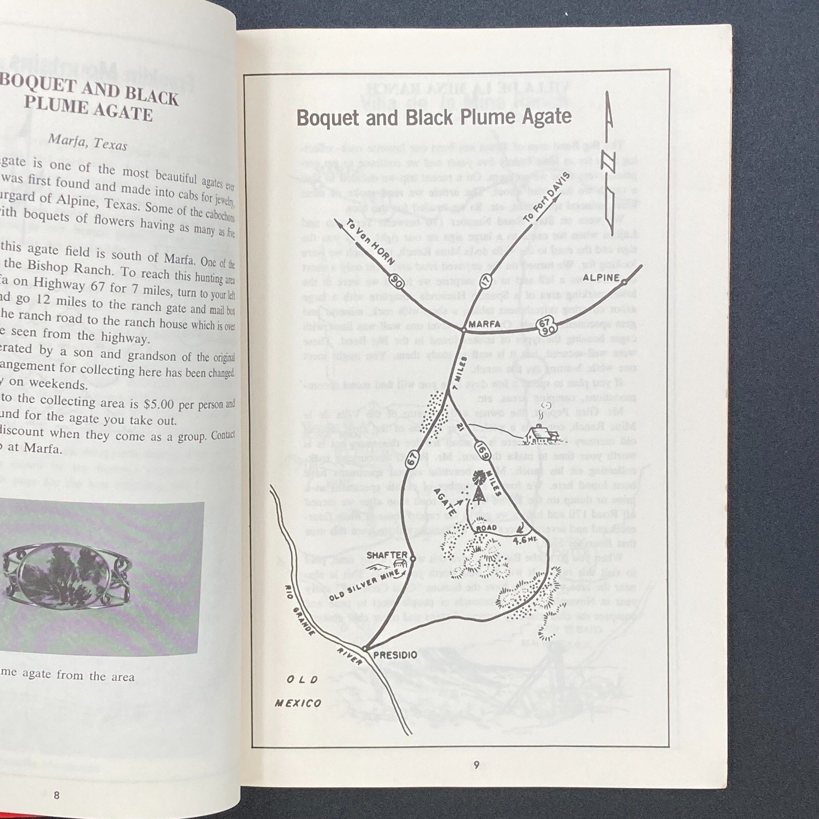 Gem Trails of Texas by Bessie W. Simpson Fourth Revised Edition 1973 GC 88 pages