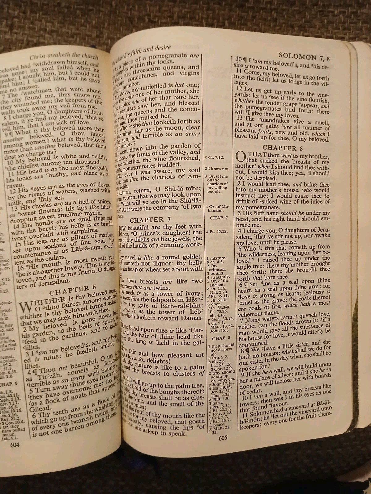 Holy Bible Prophecy Edition Crown Jewel Red Letter KJV Salem Kirban 1957 1971