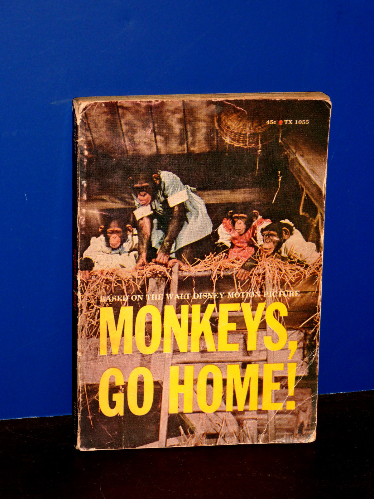 MONKEYS, GO HOME! Book on Walt Disney Motion Picture 1st Edition Humer PB Illus